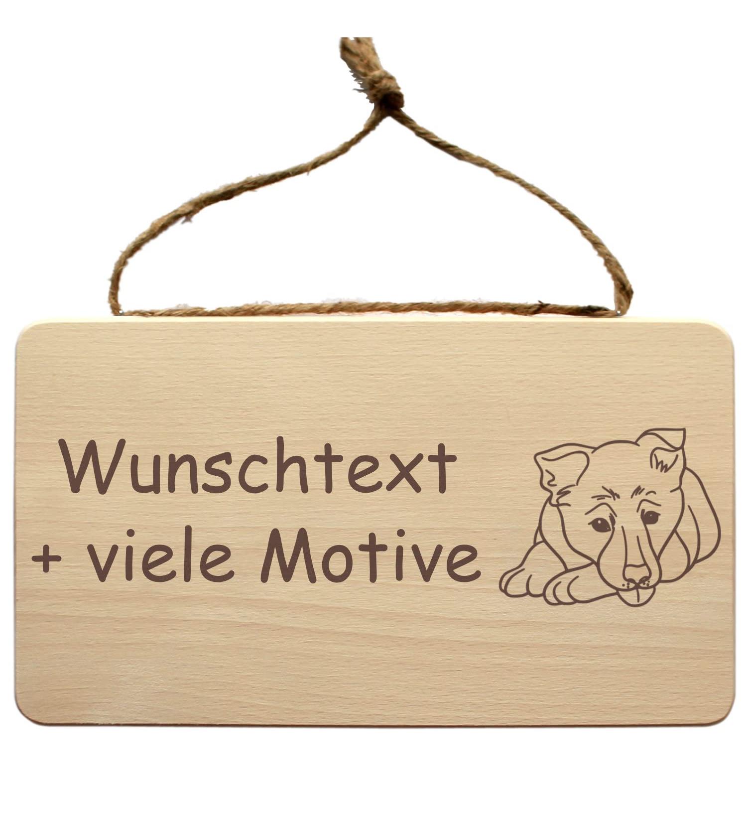 Custom Engraved Wooden Animal Signs - Personalized Wall Shields for Dogs Cats Horses & More - Perfect Hanging Door Signs - Buy Online on SooperMarket.com