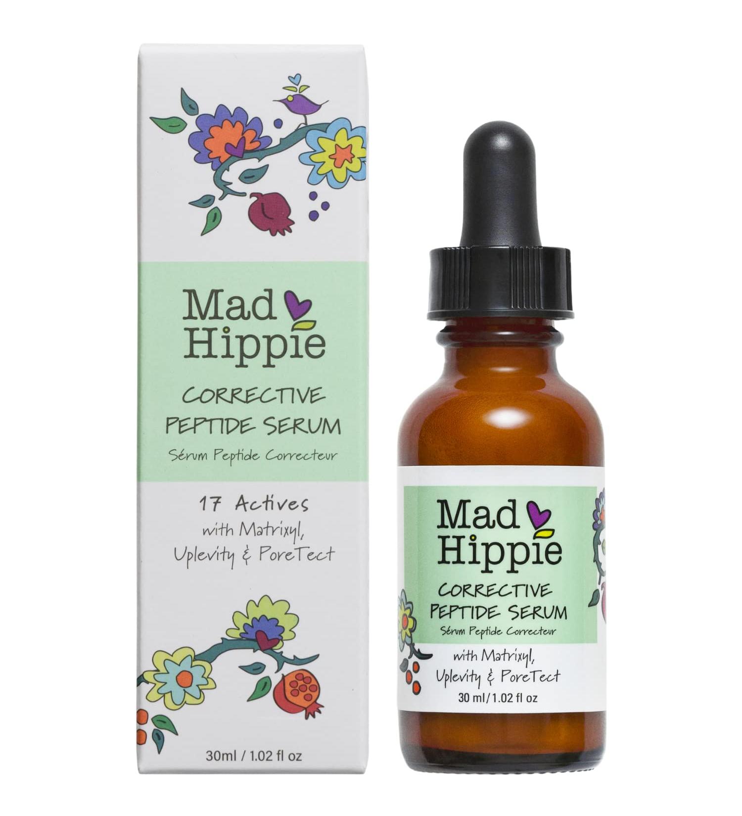 Mad Hippie Corrective Peptide Serum - Advanced Collagen Boosting & Hydrating Facial Serum for Women | Skin Tightening Formula with Matrixyl | 1.02 Fl Oz - Buy Online on SooperMarket.com
