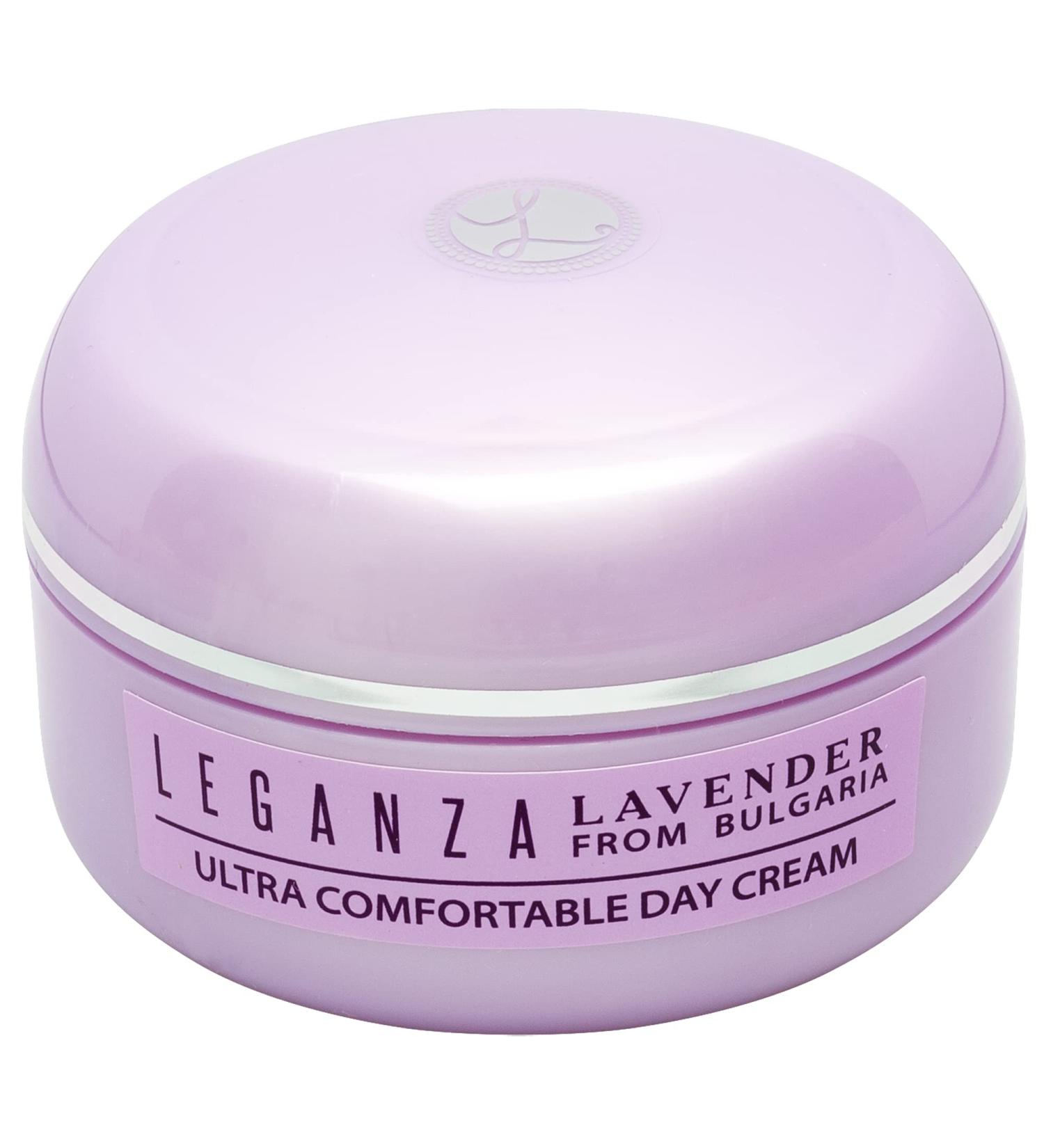 Leganza Ultra Comfortable Day Cream with Lavander Bio Essential Oil Avocado and Almond oil - Buy Online on SooperMarket.com