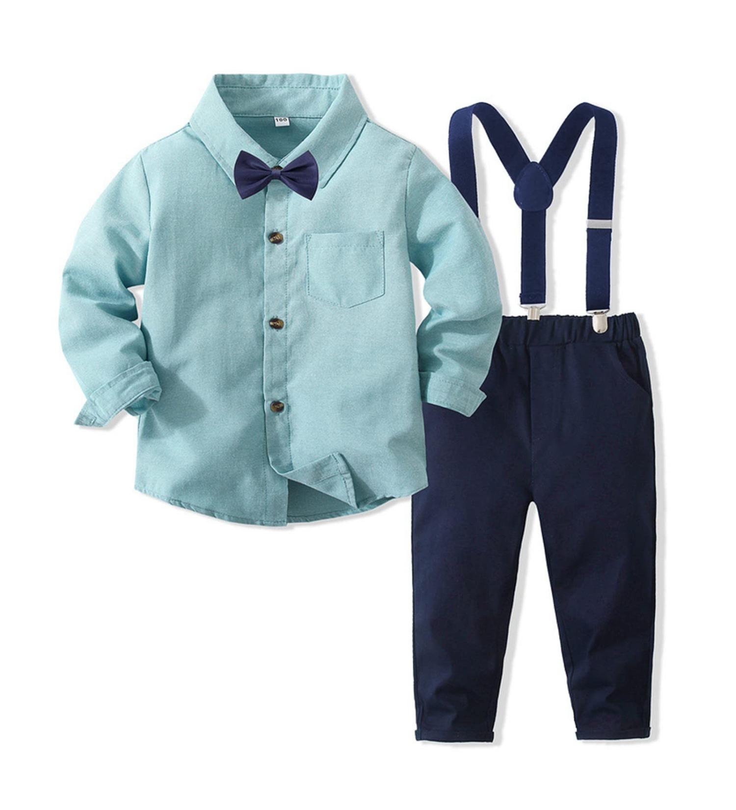 Volunboy Baby Boys Gentleman Suit 4PCS Outfit 18-24 Months - Pure Green - Buy Online on SooperMarket.com