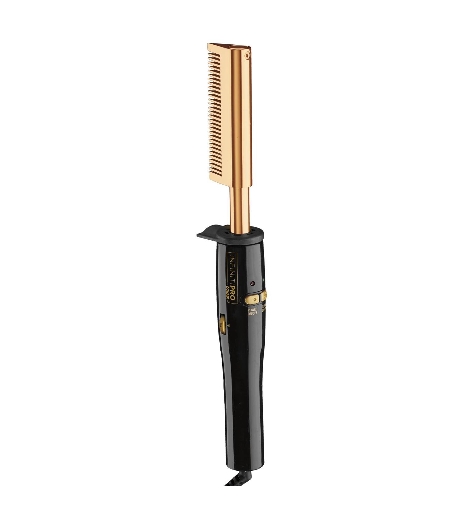 INFINITIPRO BY CONAIR Gold-Plated Straightening Comb - Ultra-High Heat for Smooth Hair - Buy Online on SooperMarket.com