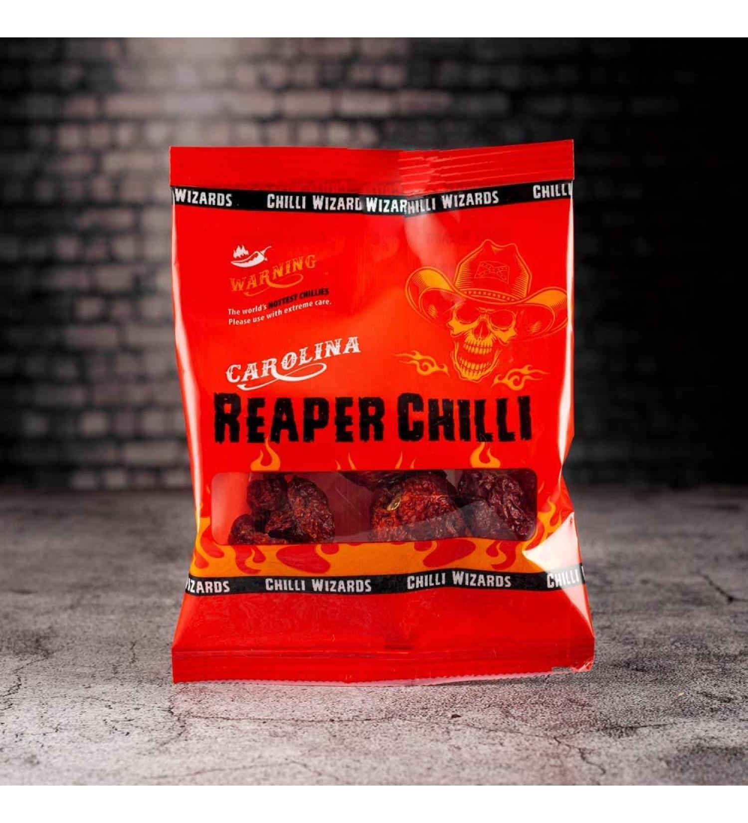 Carolina Reaper Pods Worlds Hottest Chilli (25g) Genuine 100% No Stalks
