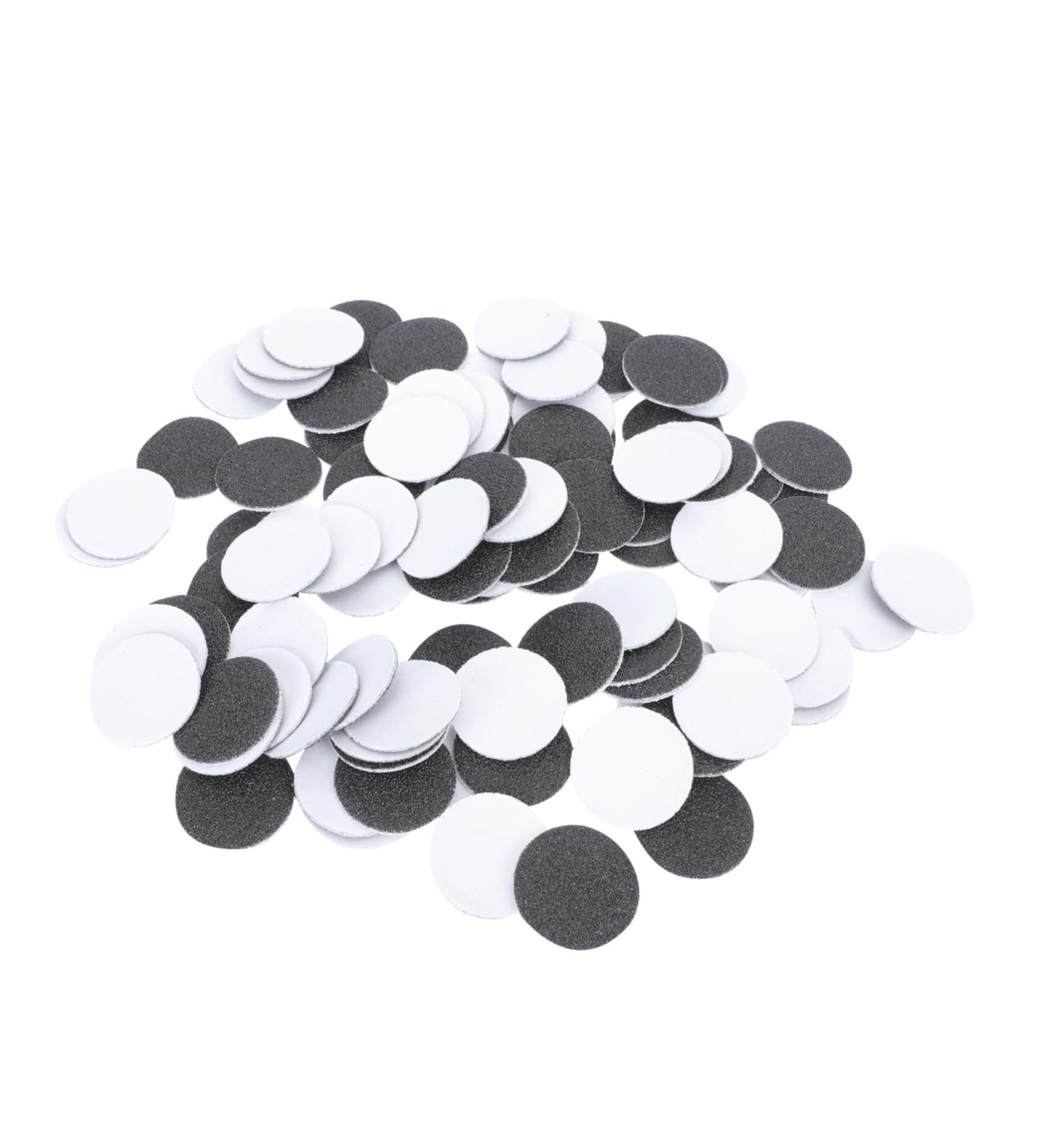 NOLITOY 1 Frosted Sheet Pedicure Tools for Feet Round Sanding Discs Manicure Grinding Slice Nail Set 2.5x2.5cm Black - Buy Online on SooperMarket.com