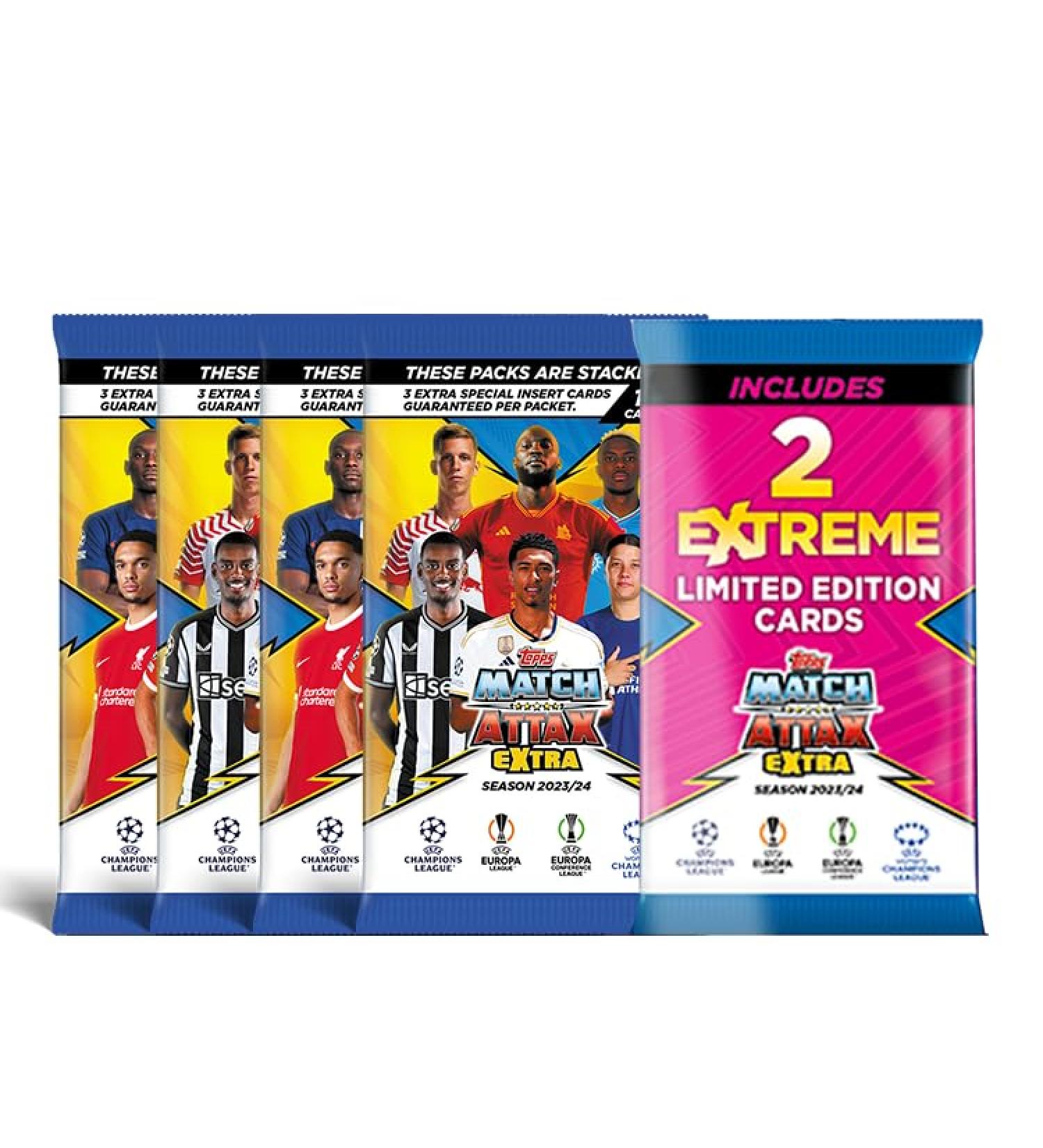 Buy Match Attax Extra 2024 Eco Mega Multipack - 48 Cards & 2 Limited Editions | International Shipping Available - Buy Online on SooperMarket.com