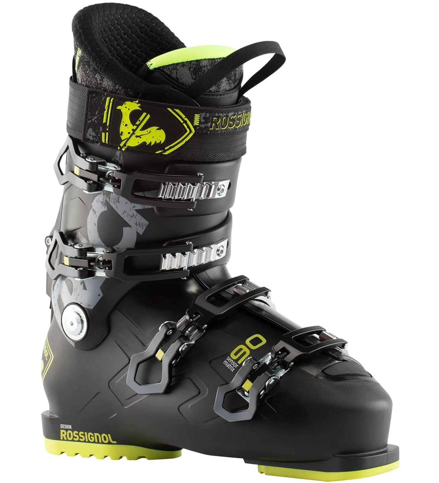 Rossignol Track 90 Men's Ski Boots - Black/Yellow - Size 11.5 (29.5) - Buy Online on SooperMarket.com