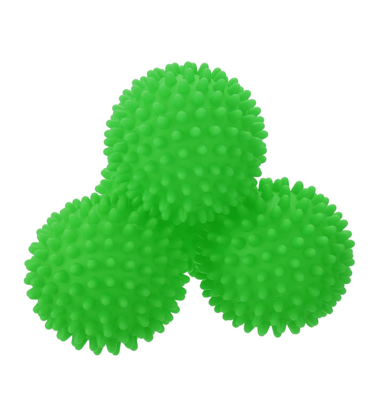Reusable Vinyl Laundry Dryer Balls - 4pcs | Reduce Wrinkles Static & Drying Time | Eco-Friendly Fabric Softener - Buy Online on SooperMarket.com