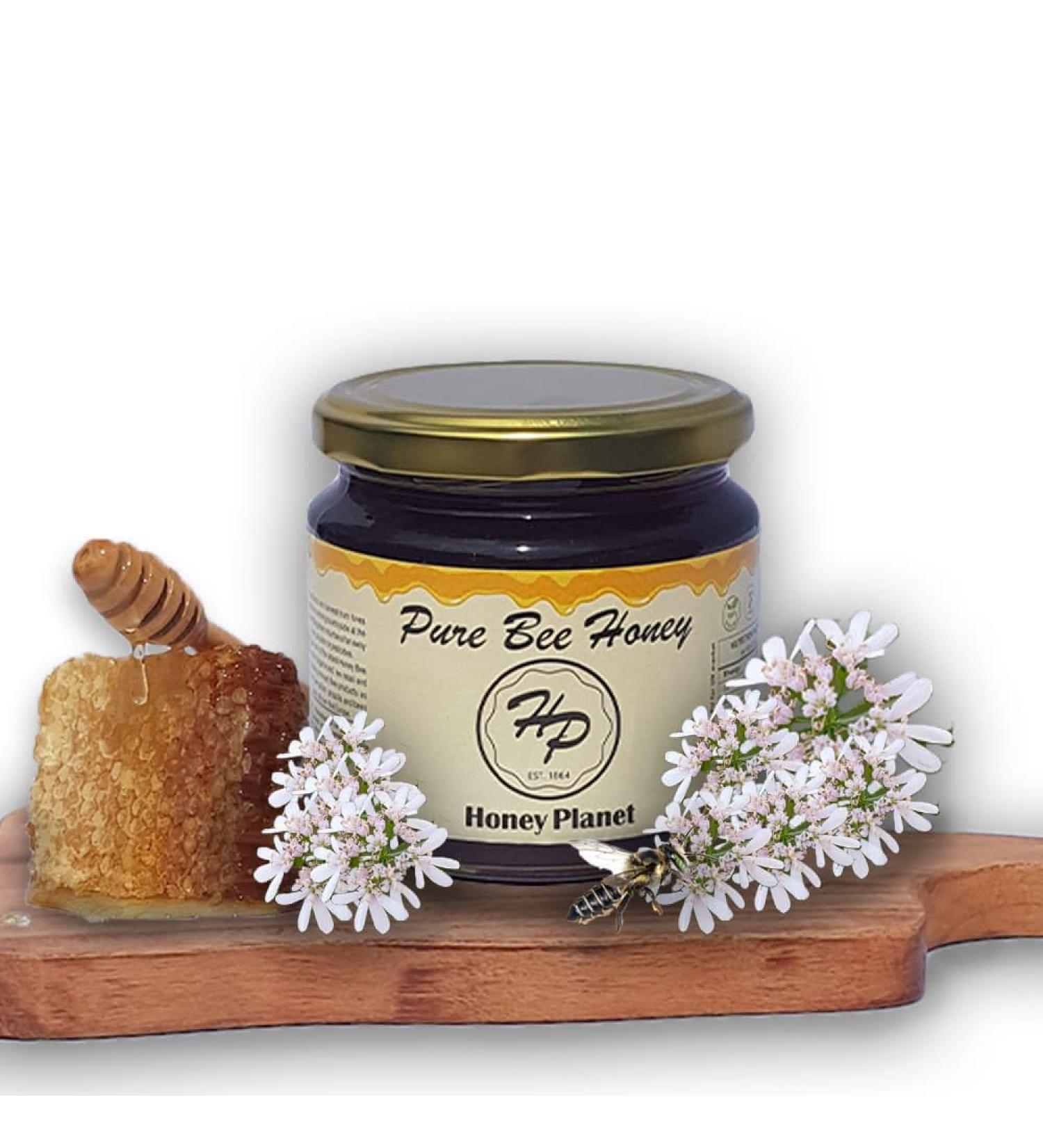 Coriander Pure and Raw Honey from ECO/BIO Area Unheated Unpasteraised Unfiltered Coriander Mountain Honey harvested in our own Bee Farm (Small 500 gram) 500 g (Pack of 1) 500.0 - Buy Online on SooperMarket.com