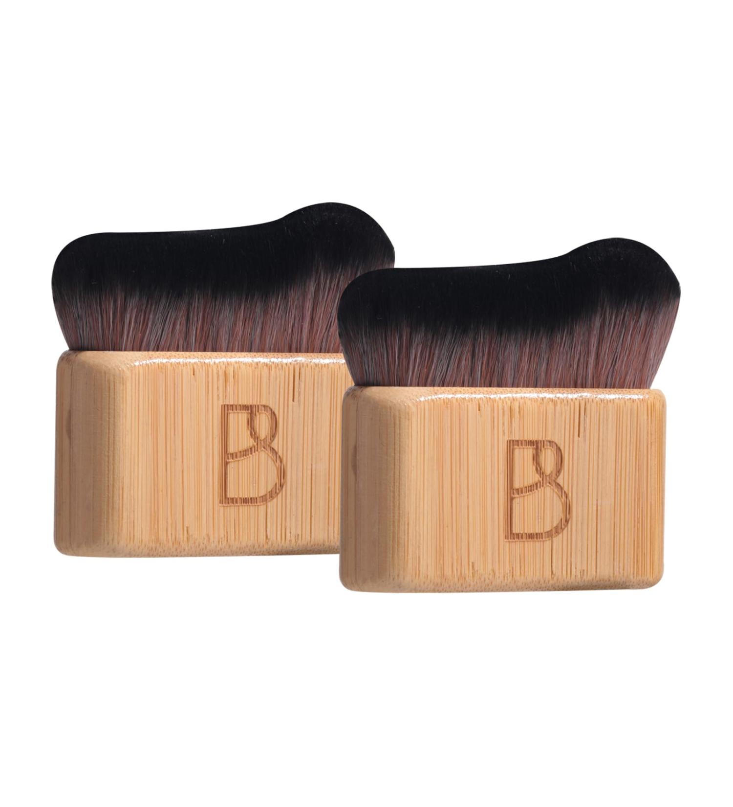 BS-MALL Self Tanning Body Brush Set | Eco-Friendly Bamboo Handles Ultra-Soft Bristles | Perfect for Face & Body Application | Travel-Friendly Makeup Brushes - Buy Online on SooperMarket.com