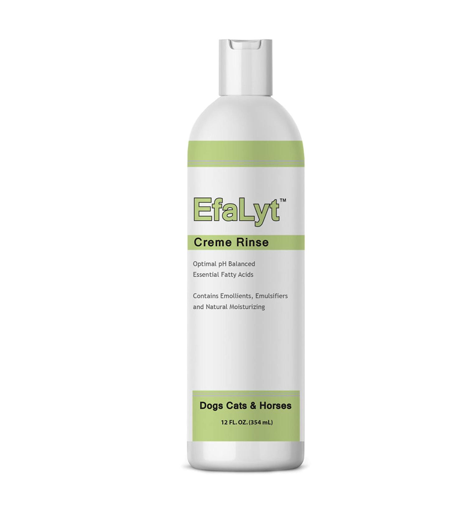 EfaLyt Creme Rinse for Pets - Hypoallergenic Formula with Essential Fatty Acids - 12 fl oz - Buy Online on SooperMarket.com