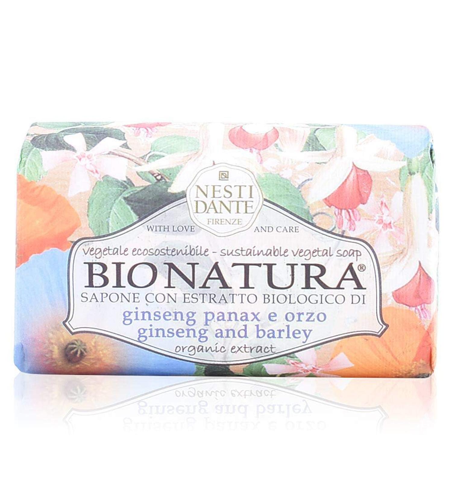 Nesti Dante Bio Natura Ginseng & Barley Sustainable Soap - 8.8oz | Eco-Friendly Luxury Soap for Global Shipping - Buy Online on SooperMarket.com