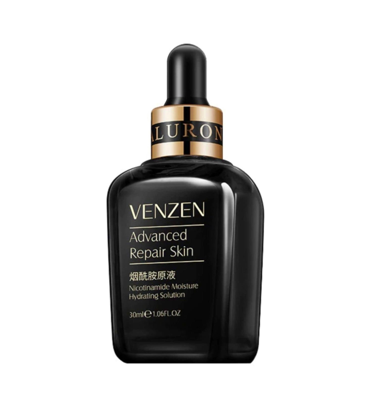 VENZEN Natural Organic Advanced Repair Skin Hyaluronic Solution 30ml | Hydrating Nicotinamide & Oligopeptide - International Shipping Available - Buy Online on SooperMarket.com