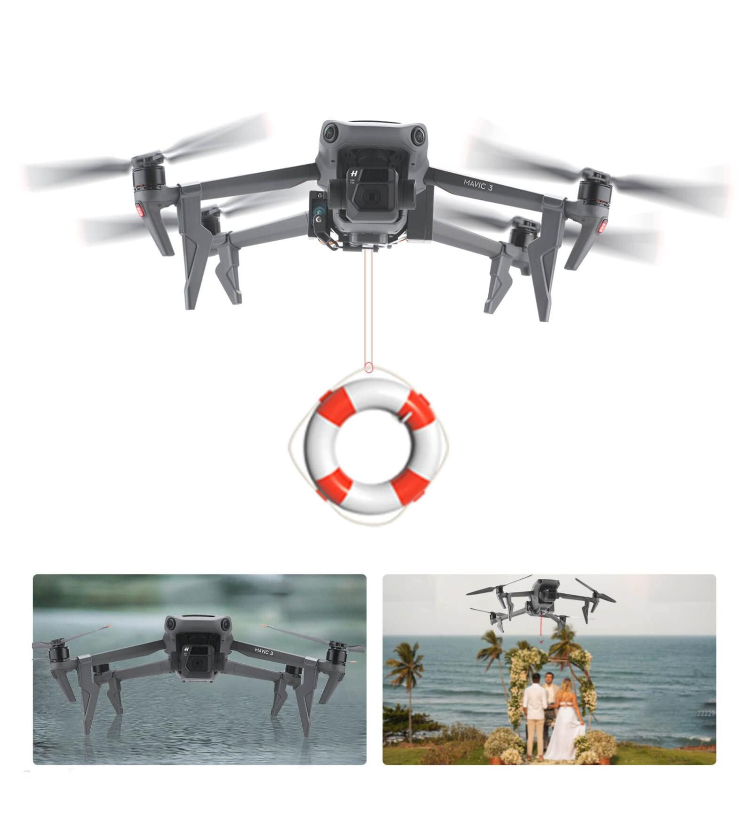BRDRC Airdrop System for DJI Mavic 3 - Professional Device Payload for Cine Classic Accessories - Buy Online on SooperMarket.com