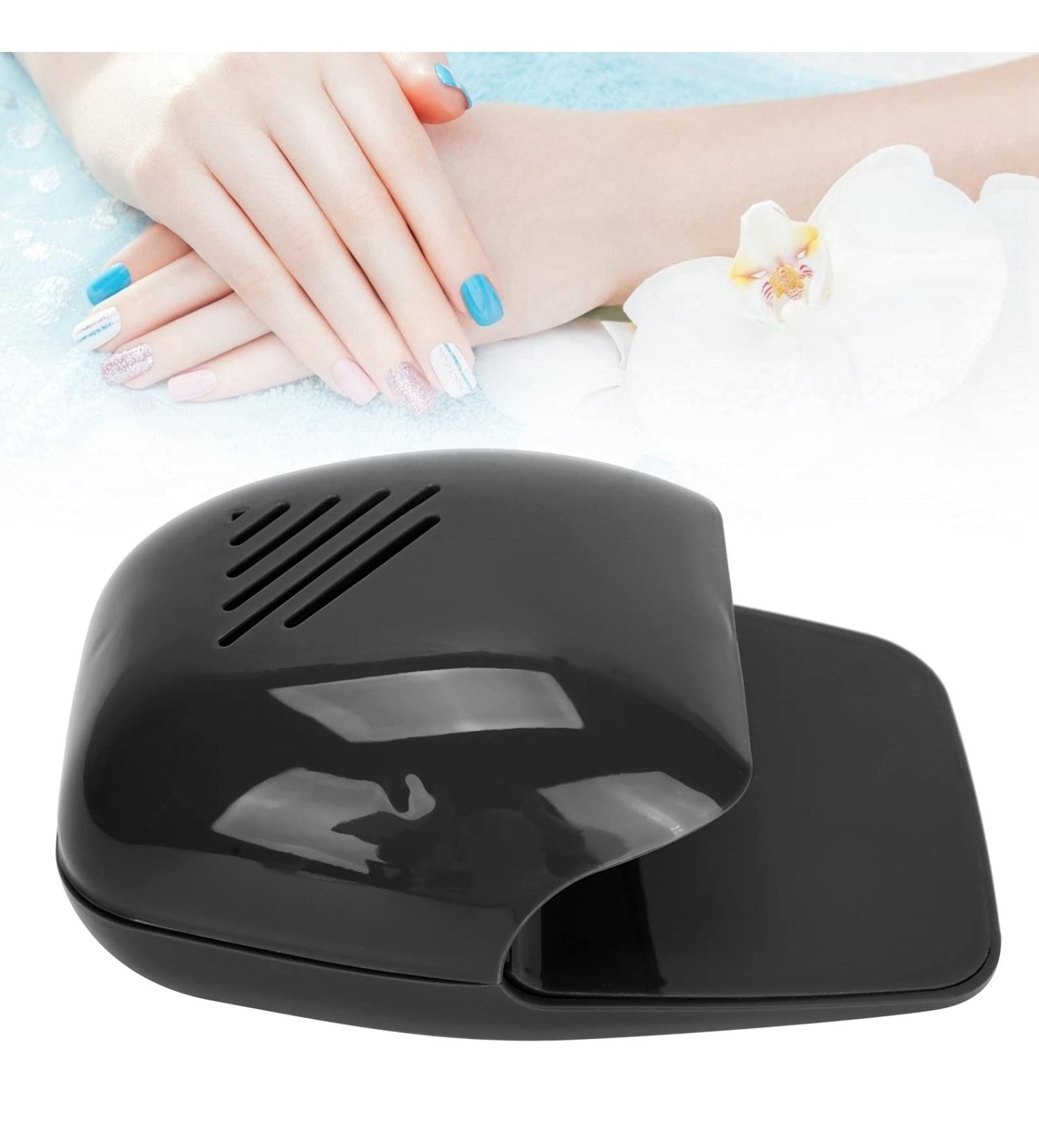Portable Nail Dryer - Quick Cooling Fan for Fast Nail Polish Drying (Black) - Ideal for Home and Salon Use - Buy Online on SooperMarket.com