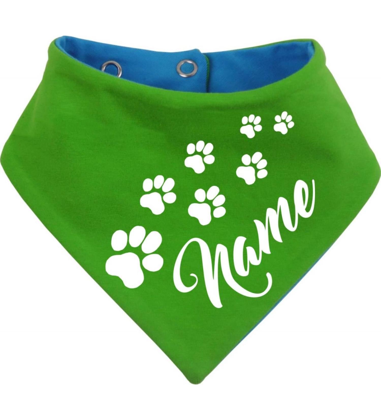 Multicolor Double-Sided Dog Turning Cloth - Customizable for Your Pet (Sizes 27-30 cm) - Vivid Lime & Royal Design - International Shipping Available! - Buy Online on SooperMarket.com