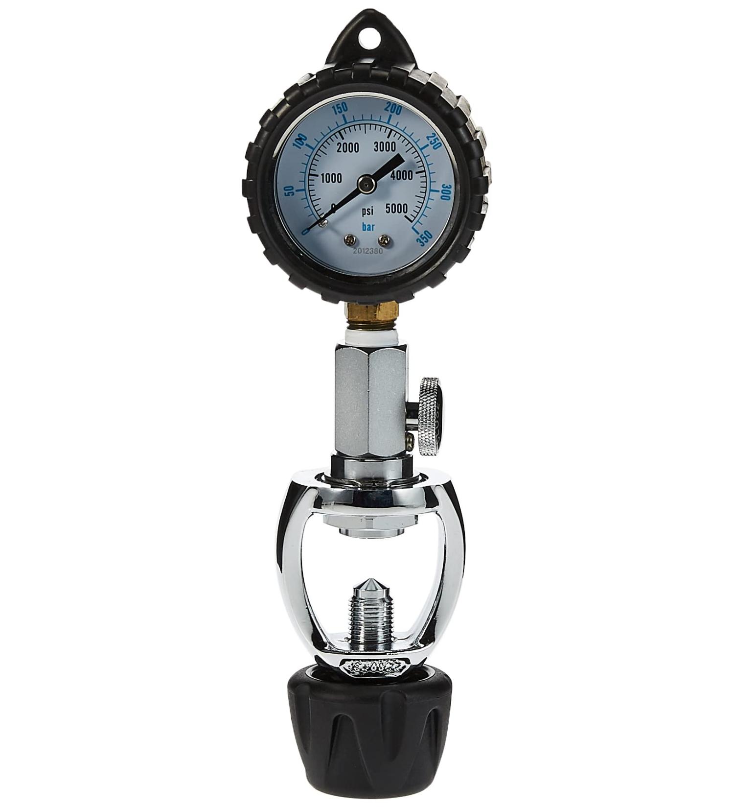 Scuba Choice Scuba Diving Yoke Tank Pressure Checker 5000 PSI 350 BAR