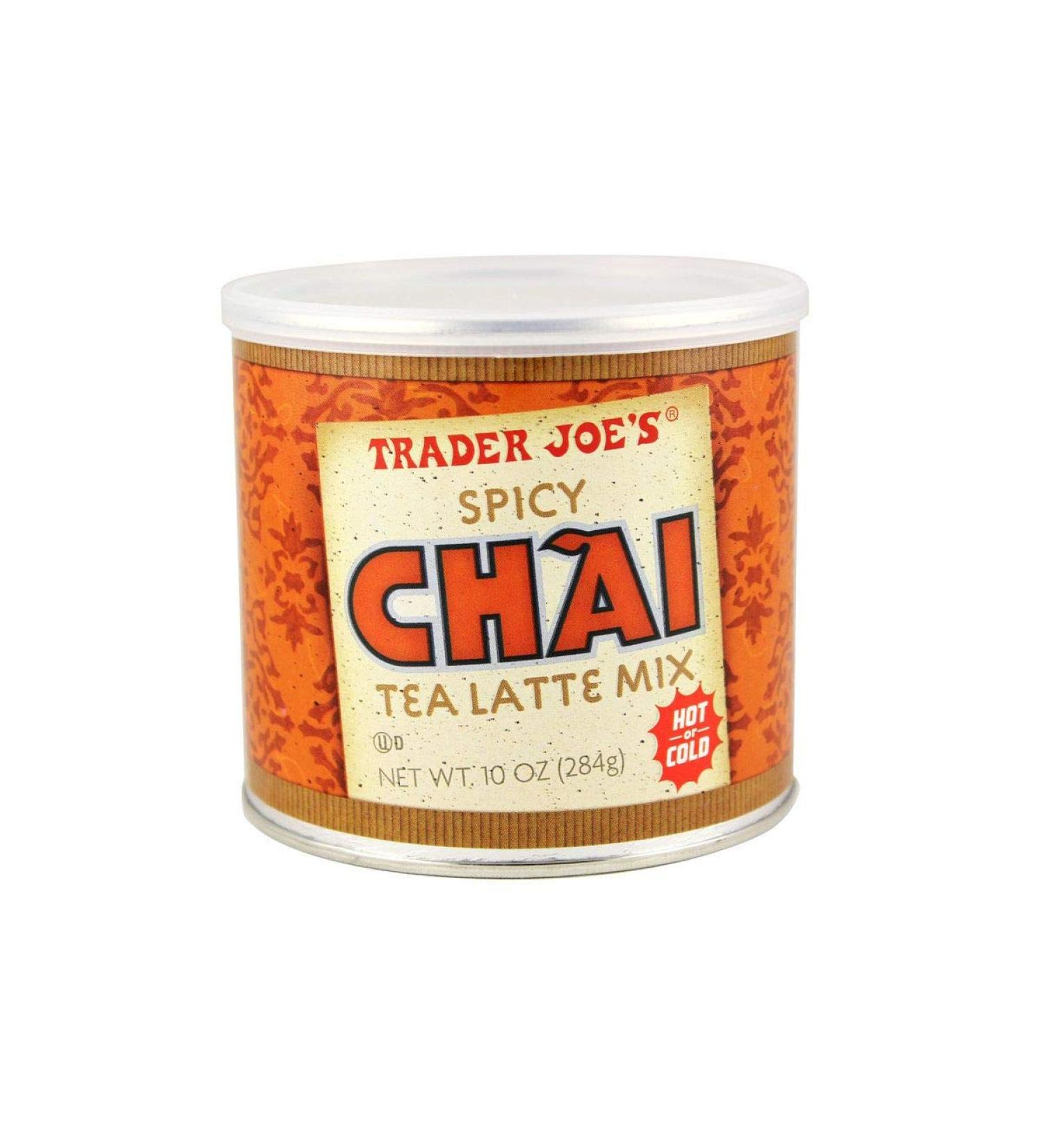 Trader Joe's Spicy Chai Latte Mix 10 oz - Exquisite Flavor Blend (1 Pack) - Buy Online on SooperMarket.com