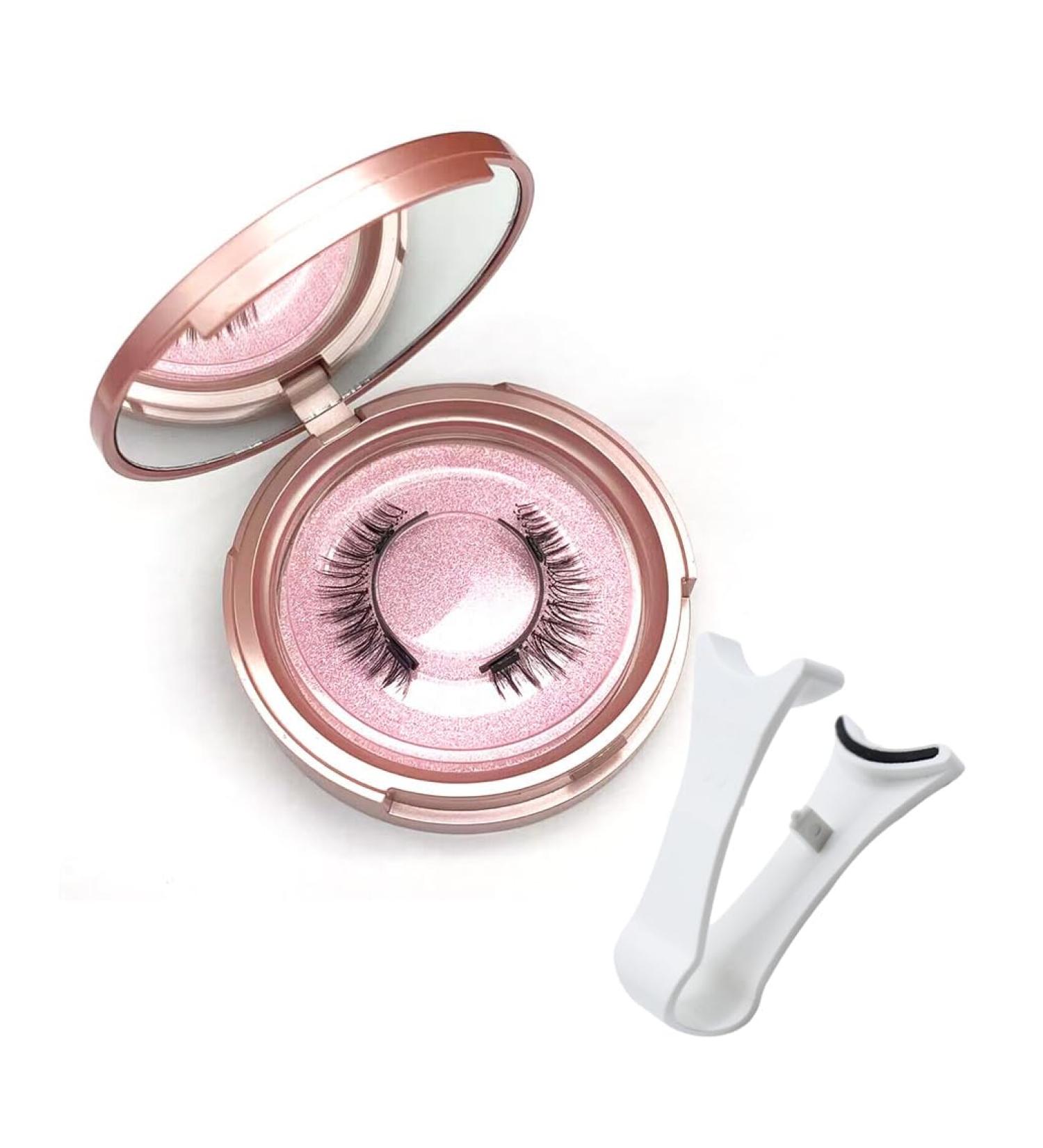 Dalarey Magnetic Lashes kit Reusable double Magnetic Lashes Without Eyeliner No Glue Liner Waterproof Safe Easy to Wear for Essential Commuter Makeup (1 Pair Thick) - Buy Online on SooperMarket.com