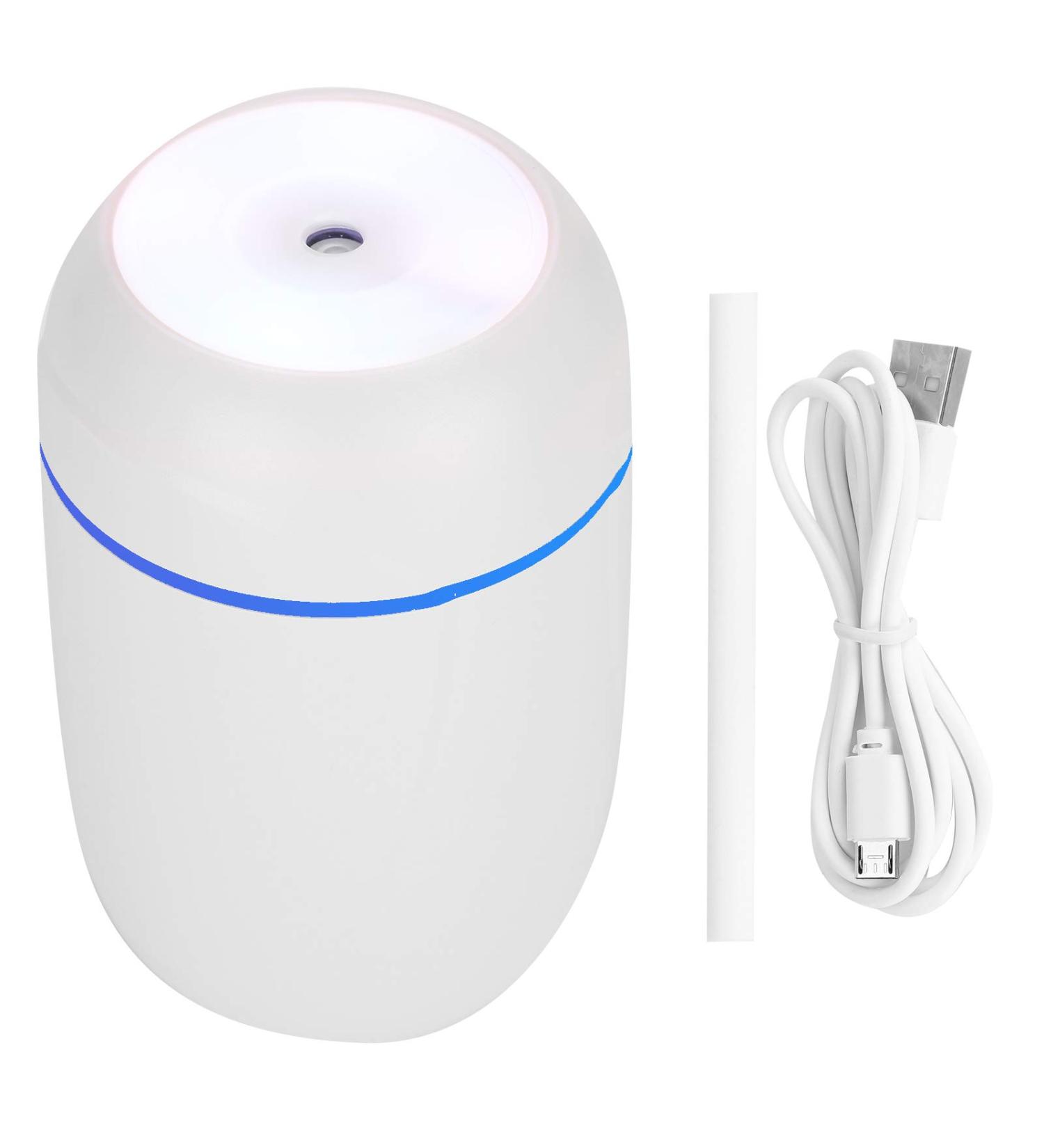 Essential Oil Diffuser USB Charging Portable Cool Mist Humidifier for Essential Oils Home Office(White) - Buy Online on SooperMarket.com