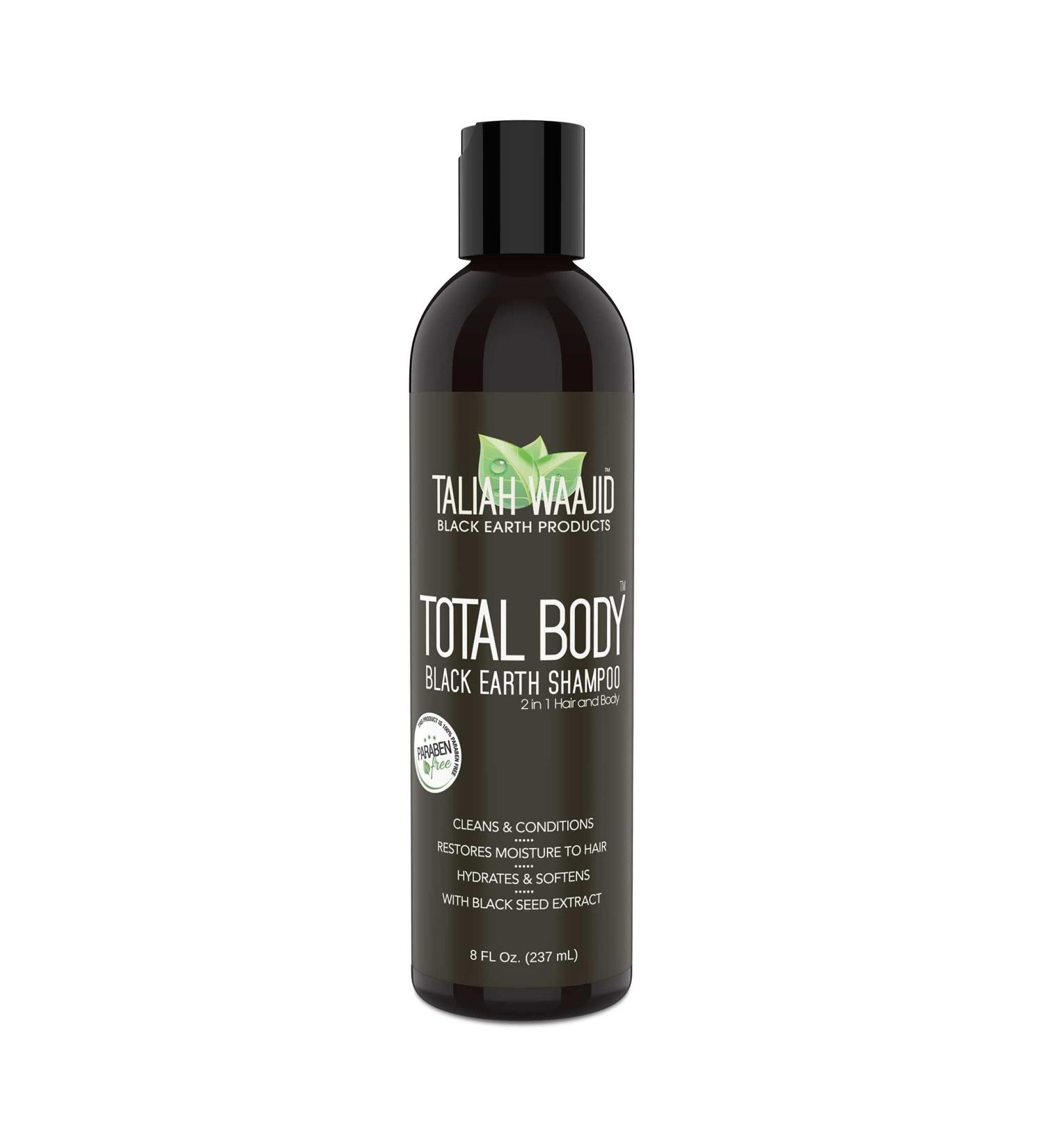 Total Body Black Earth Shampoo 8OZ - Nourishing & Hydrating Formula for All Hair Types | Buy Internationally - Buy Online on SooperMarket.com