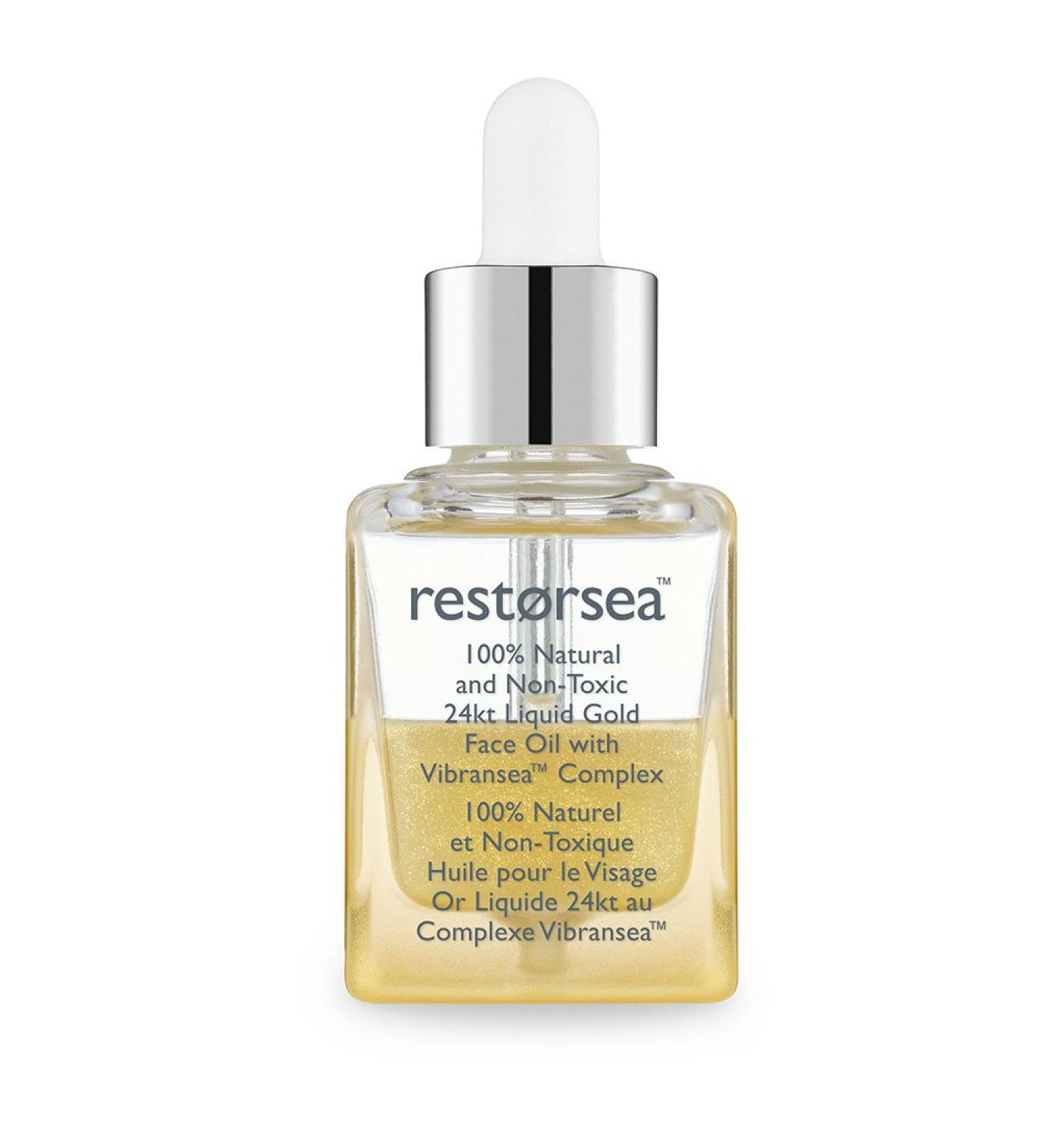 24kt Liquid Gold Face Oil with Vibransea Complex - Luxurious Hydration & Glow | International Shipping Available - Buy Online on SooperMarket.com