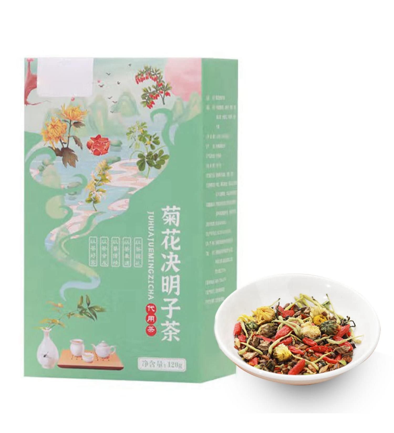Pure Natural Combination Floral Tea Health Tea and Eyes Brighten Liver Cleanse Tea 120g 20 Counts Chrysanthemum Cassia Seed Tea Remove Liver Fire and Bad Breath Chrysanthemum Tea for Your Own Parent - Buy Online on SooperMarket.com