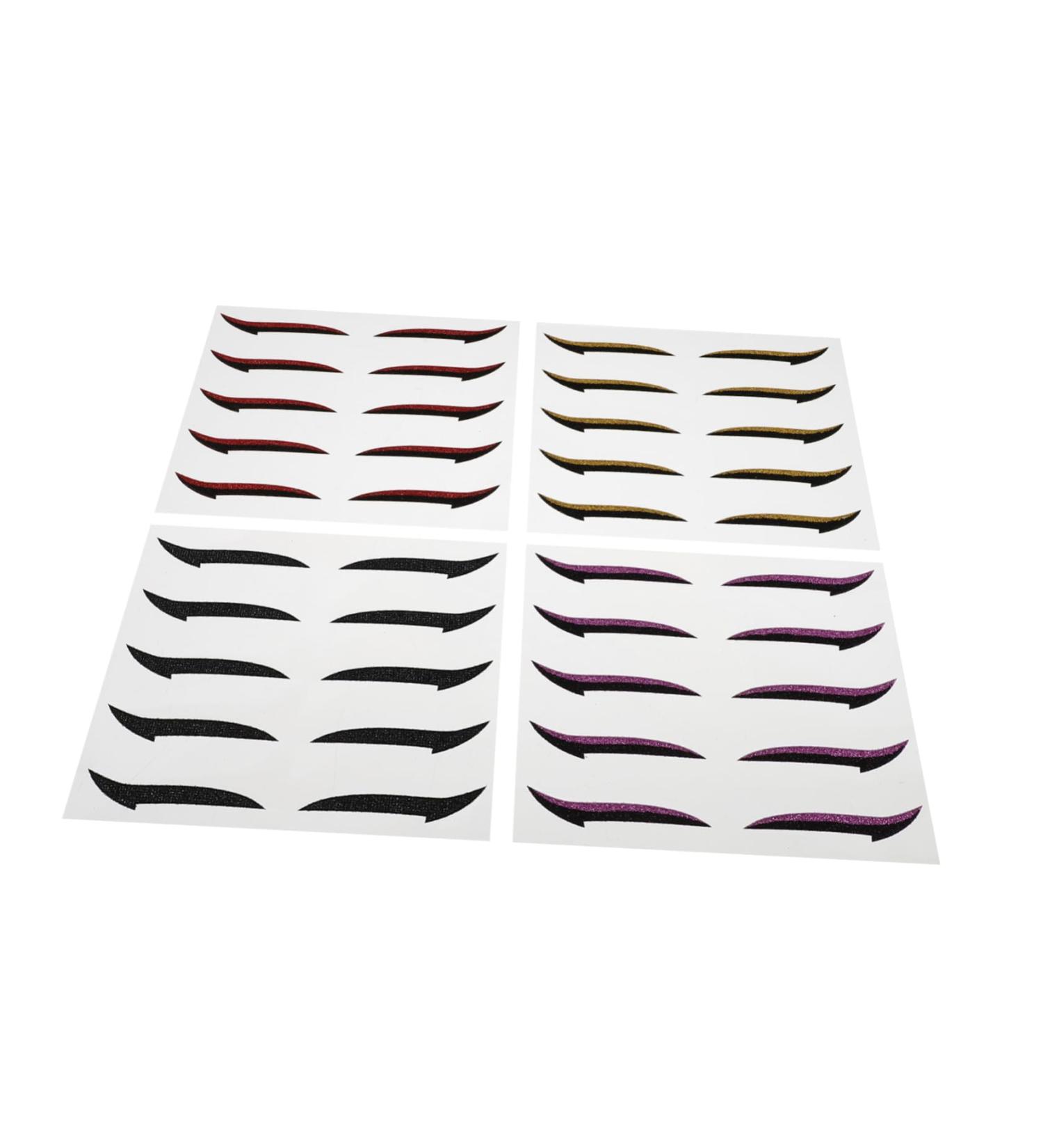 WOONEKY 20 Pairs Eyeshadow Stickers Eye Skin Sticker Eyeliner Decal Makeup Stickers for Eye Paper - Buy Online on SooperMarket.com