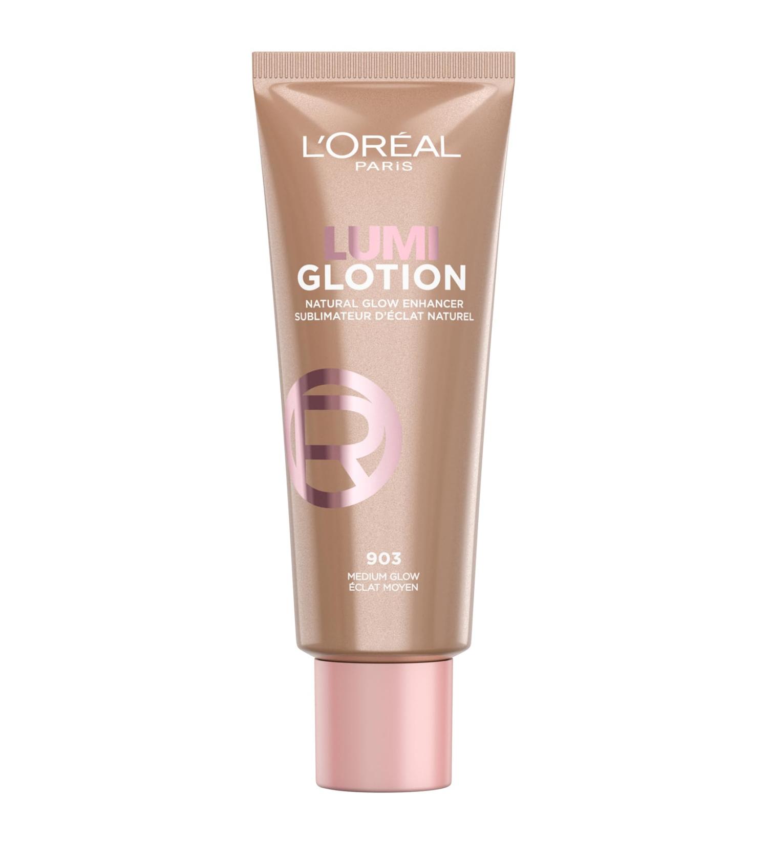 L'Or al Paris Liquid Highlighter for Face & Body - Glycerin & Shea Butter Perfect Match Lumi Glotion Natural Glow Enhancer 903 Medium Glow 40 ml - Buy Worldwide! - Buy Online on SooperMarket.com