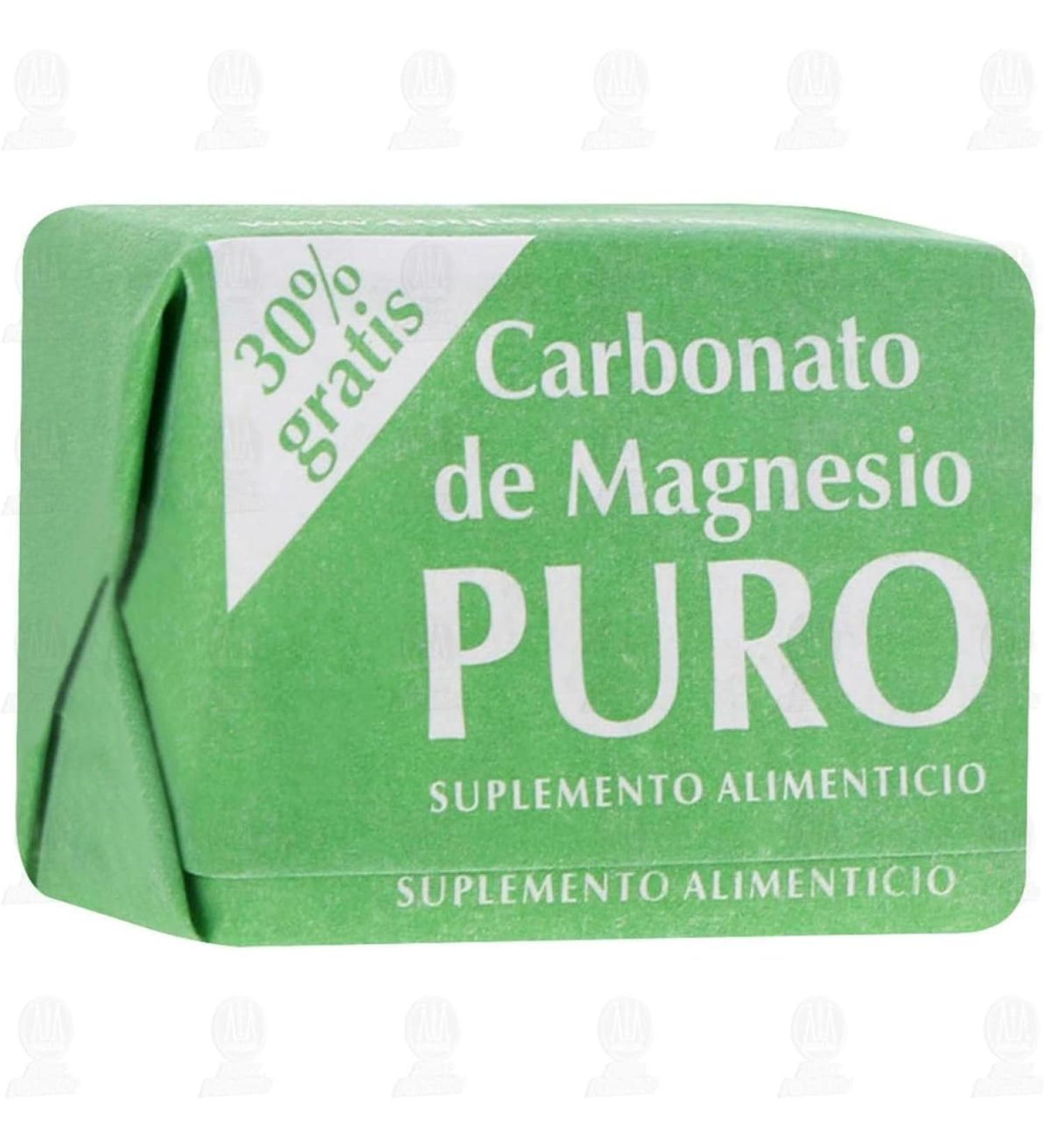3 Cubes De Carbonato De Magnesio - Natural Magnesium Supplement - Buy Online on SooperMarket.com