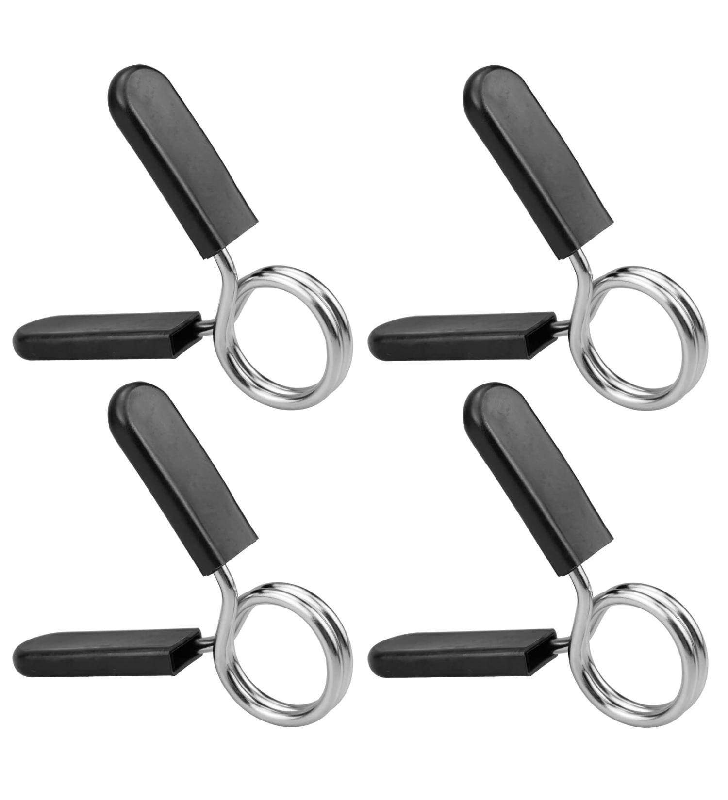 Zozomaiy 4 Pack 25mm Dumbbell Closures - Spring Lock Attachments for Weight Lifting & Strength Training - Buy Online on SooperMarket.com