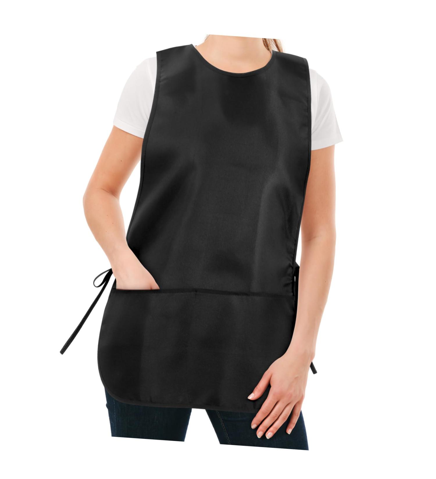 Warmhm Cobbler Apron: Cobbler Smock Bib Apron 2 Pockets - Unisex Cooking Kitchen Aprons - Drawing Apron - Barber Hair Cutting Apron - Paint Apron for Chef Bbq Women Men - Buy Online on SooperMarket.com