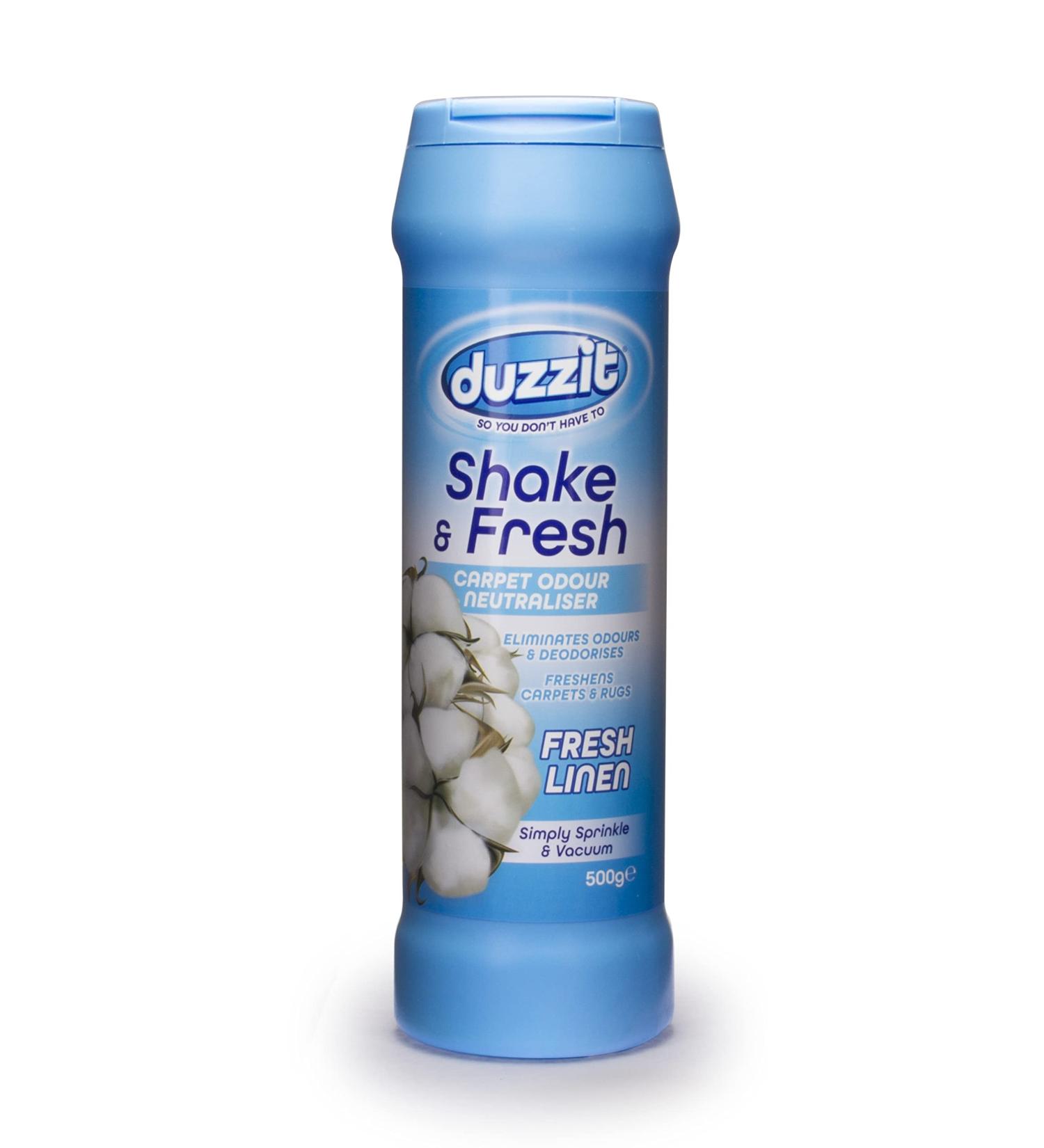 Duzzit Shake & Fresh Fresh Linen 500g - Instantly Refresh Your Space - Buy Online on SooperMarket.com