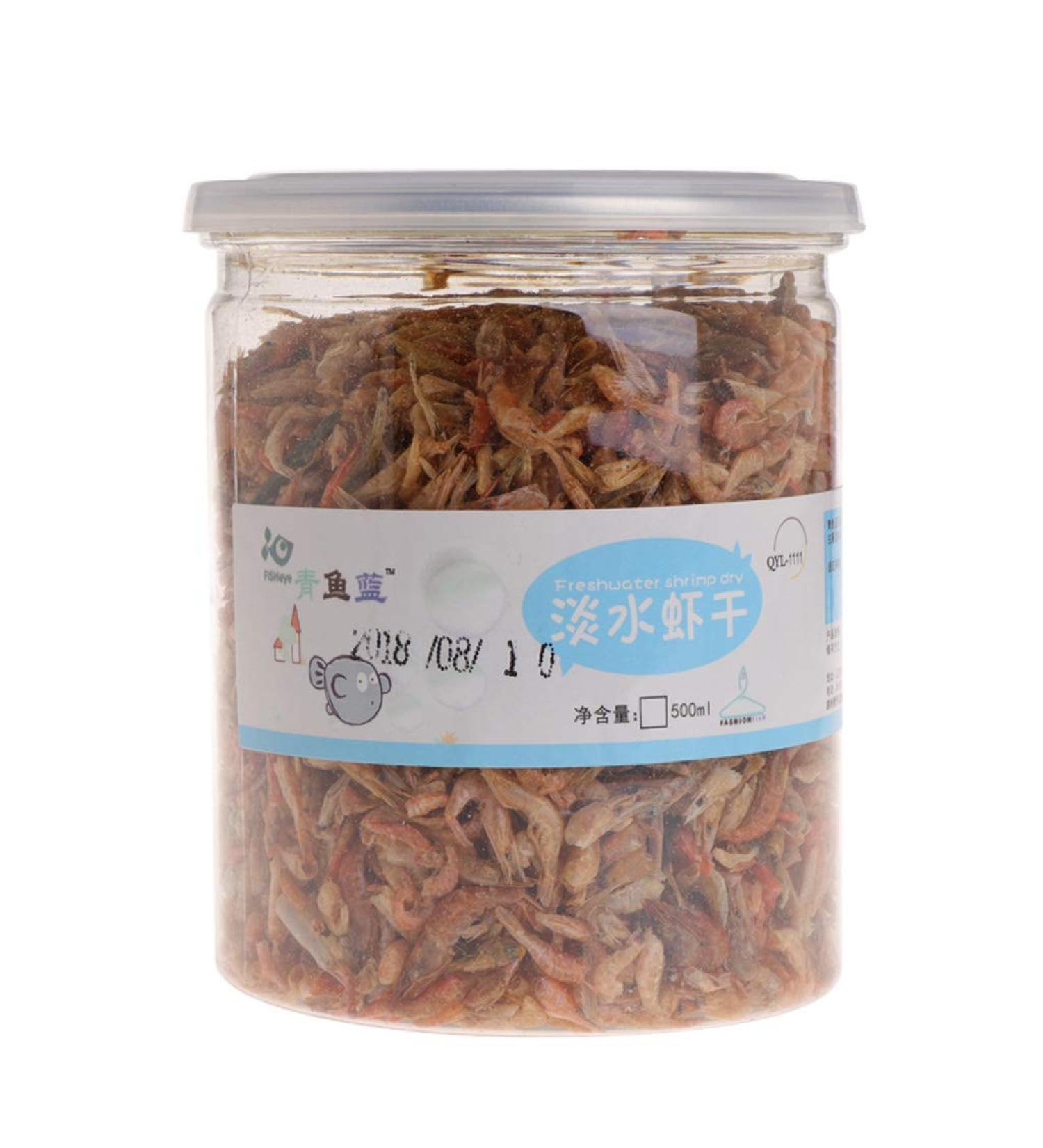 SEAyaho 500ml Aquarium Food Dried Shrimp Krill for Fish Turtle Feeding Hamster Protein - Buy Online on SooperMarket.com