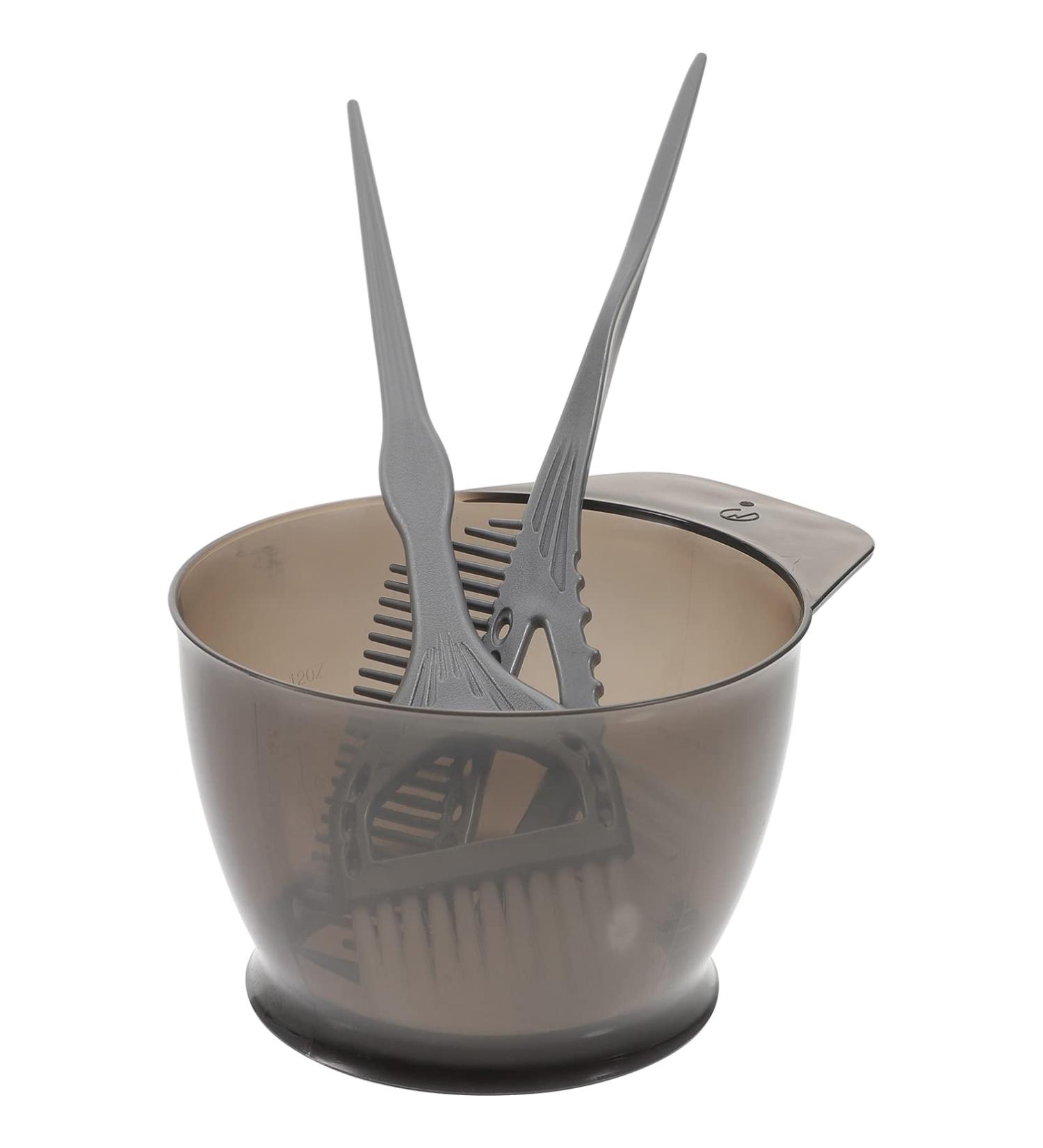 Healifty Hair Dye Coloring Kit - Bowl, Brush, Comb - Salon & Home Hair Dying Accessory Set (Grey) - Buy Online on SooperMarket.com
