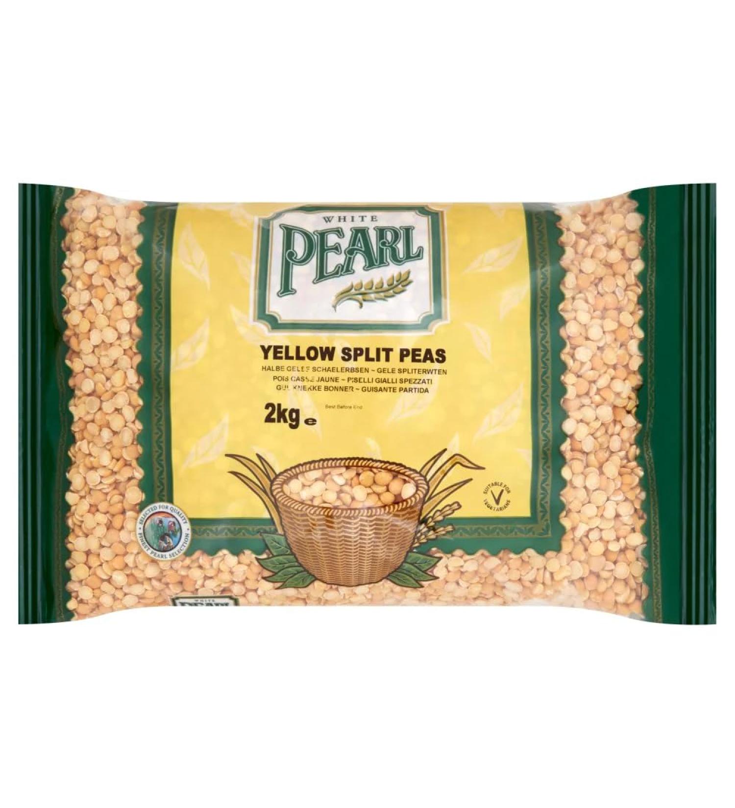 White Pearl Yellow Split Peas 2kg-Food