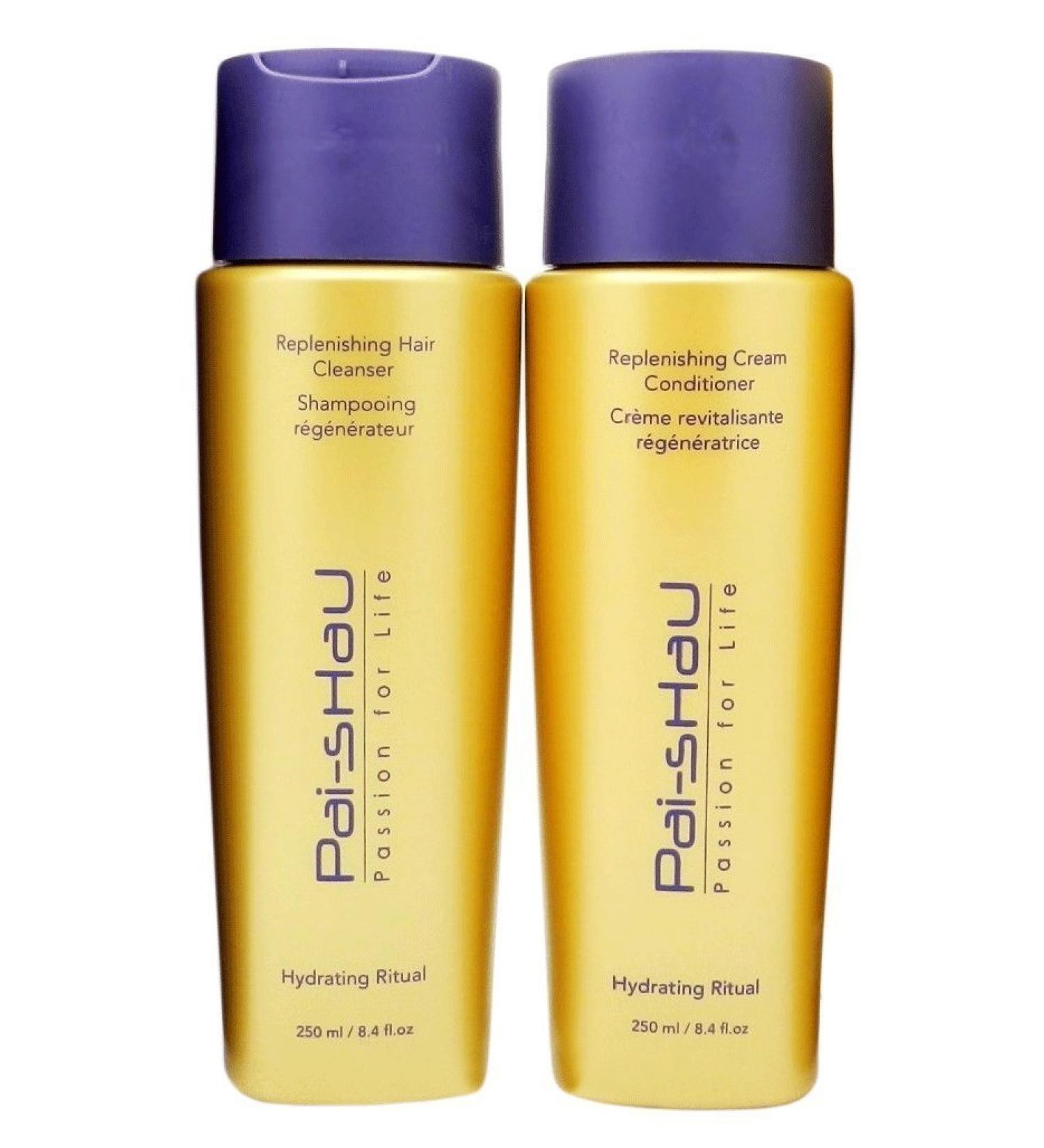 Pai Shau Replenishing Cleanser Shampoo & Cream Conditioner 8.4 Ounce