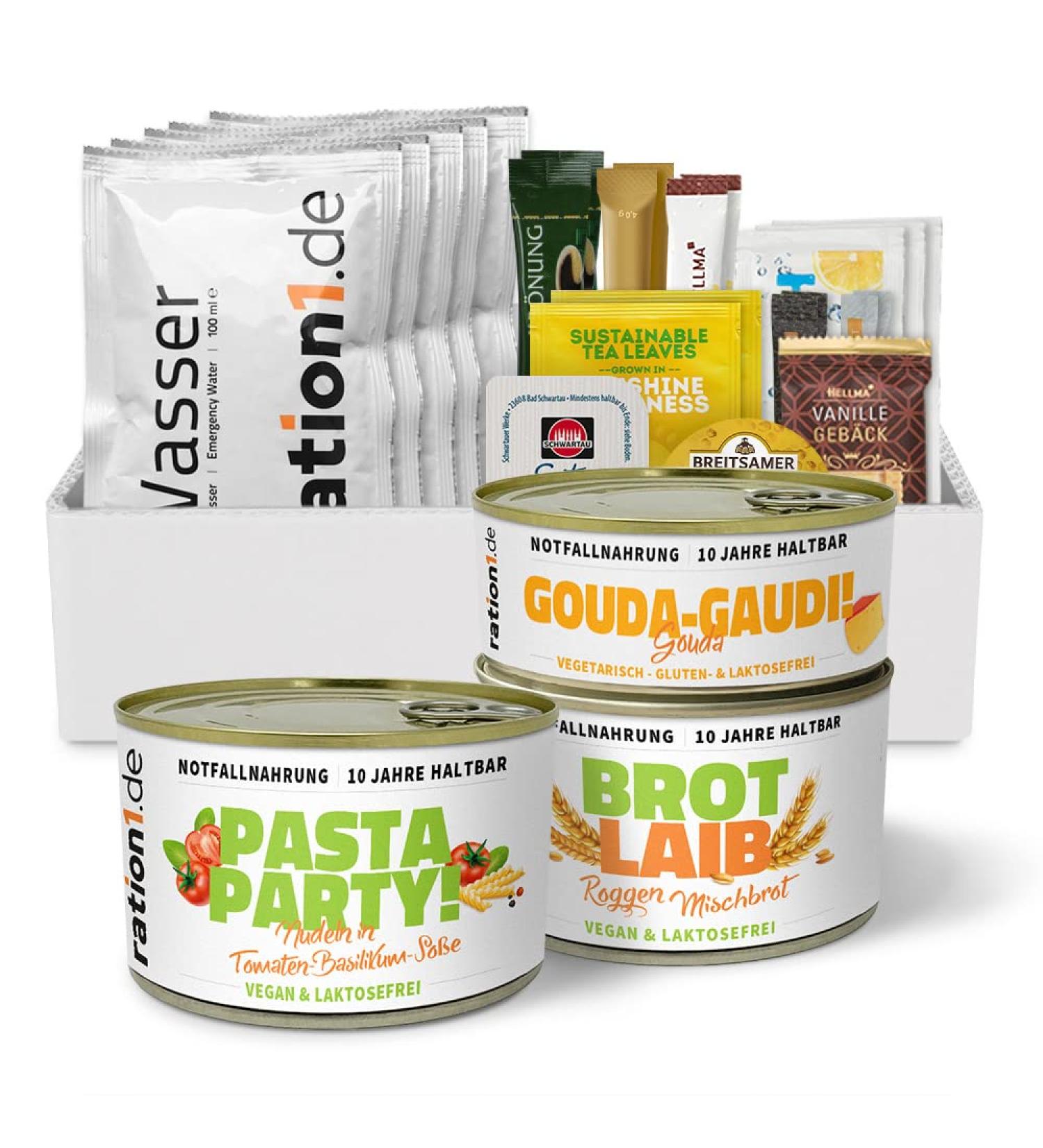 Ration1 Long-Term EPA Pasta in Tomato-Basil Sauce | Vegan & Lactose-Free | Premium Daily Ration for International Shipping - Buy Online on SooperMarket.com