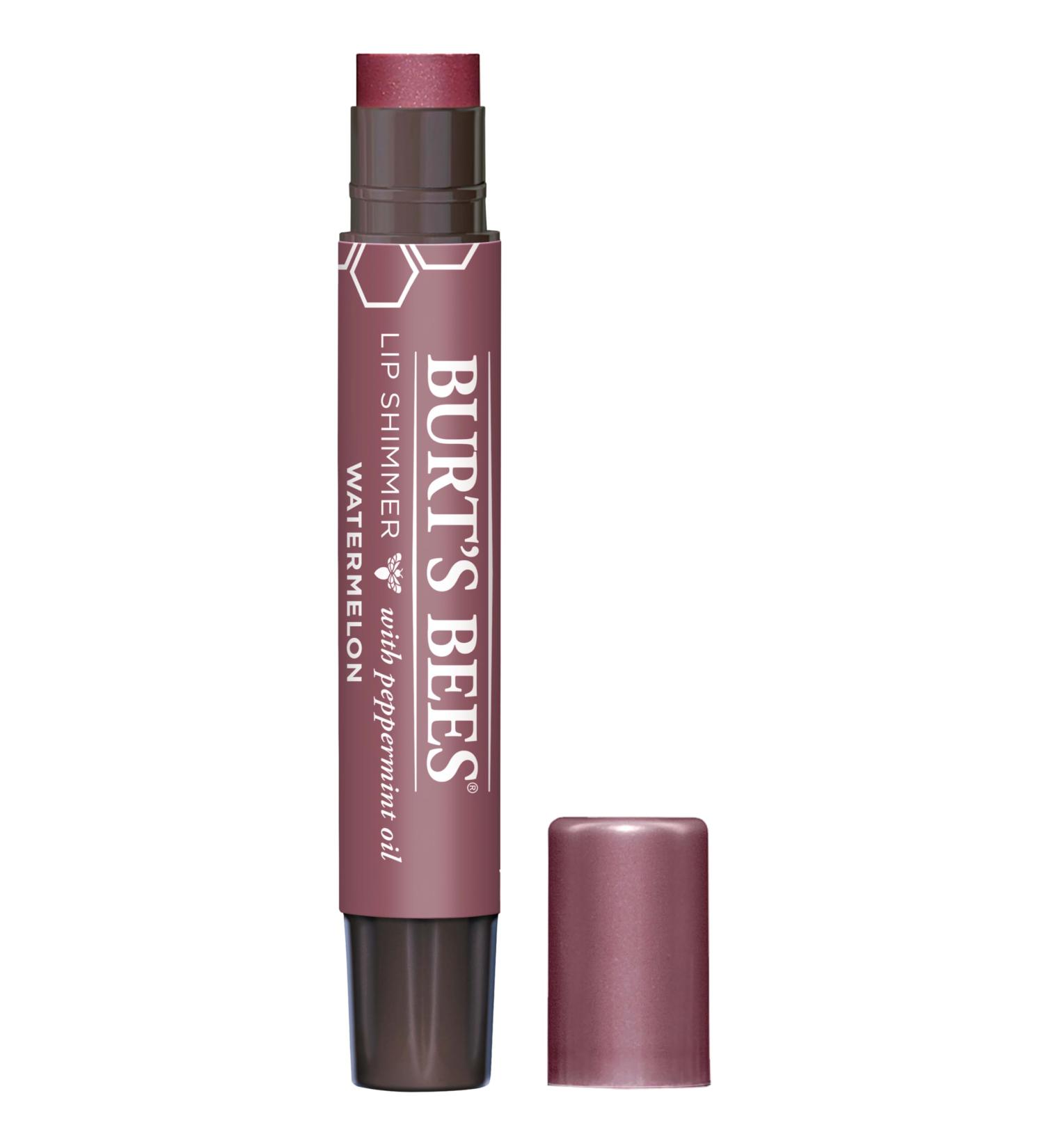 Burt's Bees Watermelon Lip Shimmer 2.6g - 100% Natural - Buy Online on SooperMarket.com