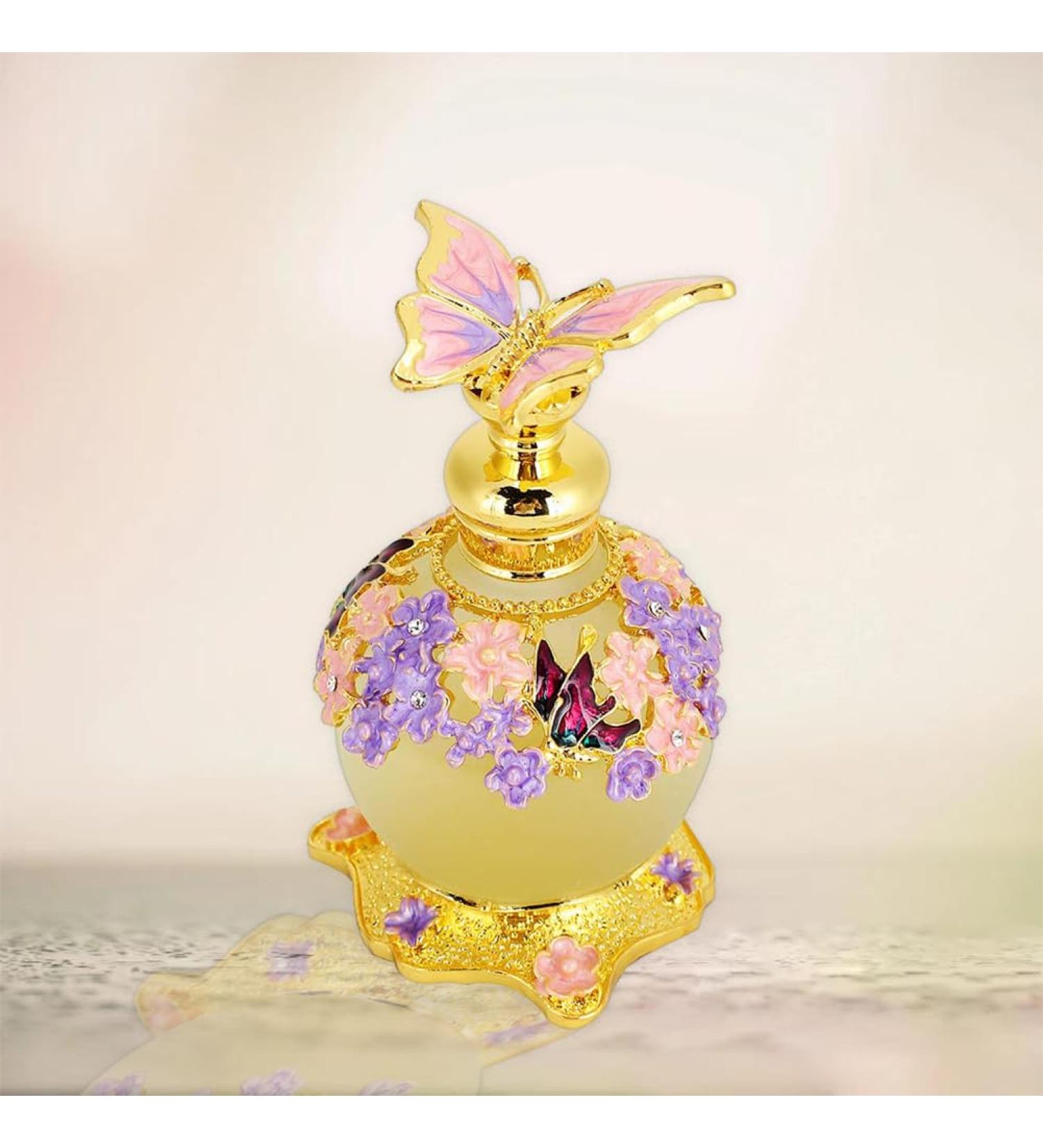 Arabian Perfume for Women Halal Dubai Retro Concentrated Perfume Oil Arabia Unpredictable Spirited Enchanting Fragrance Persistent Smell Perfect Travel Accessory (Blue Leafy Floral) - Buy Online on SooperMarket.com