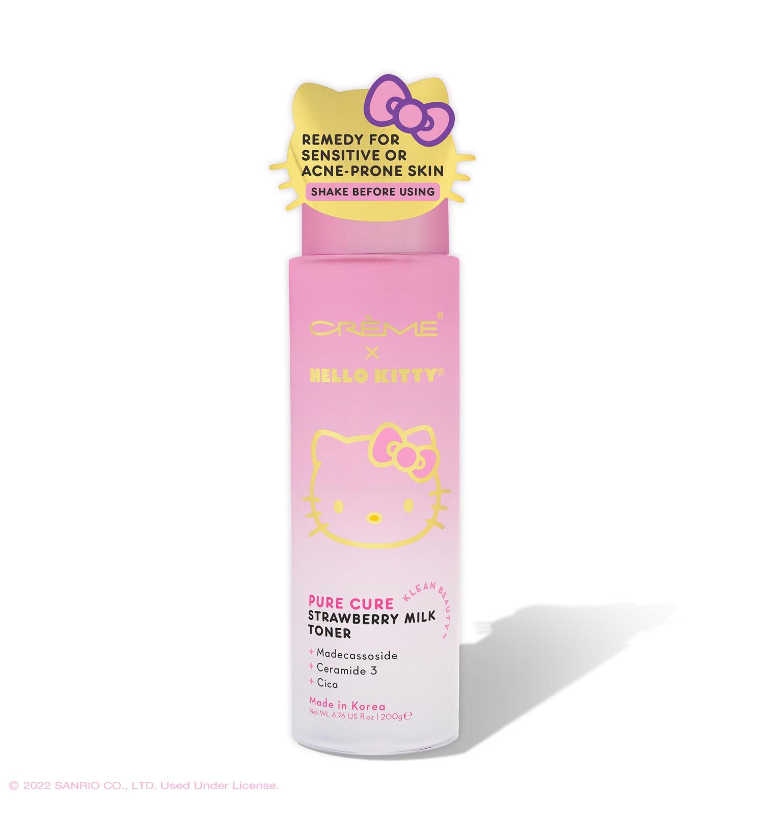 The Cr me Shop x Hello Kitty Pure Cure Strawberry Milk Toner - Klean Beauty