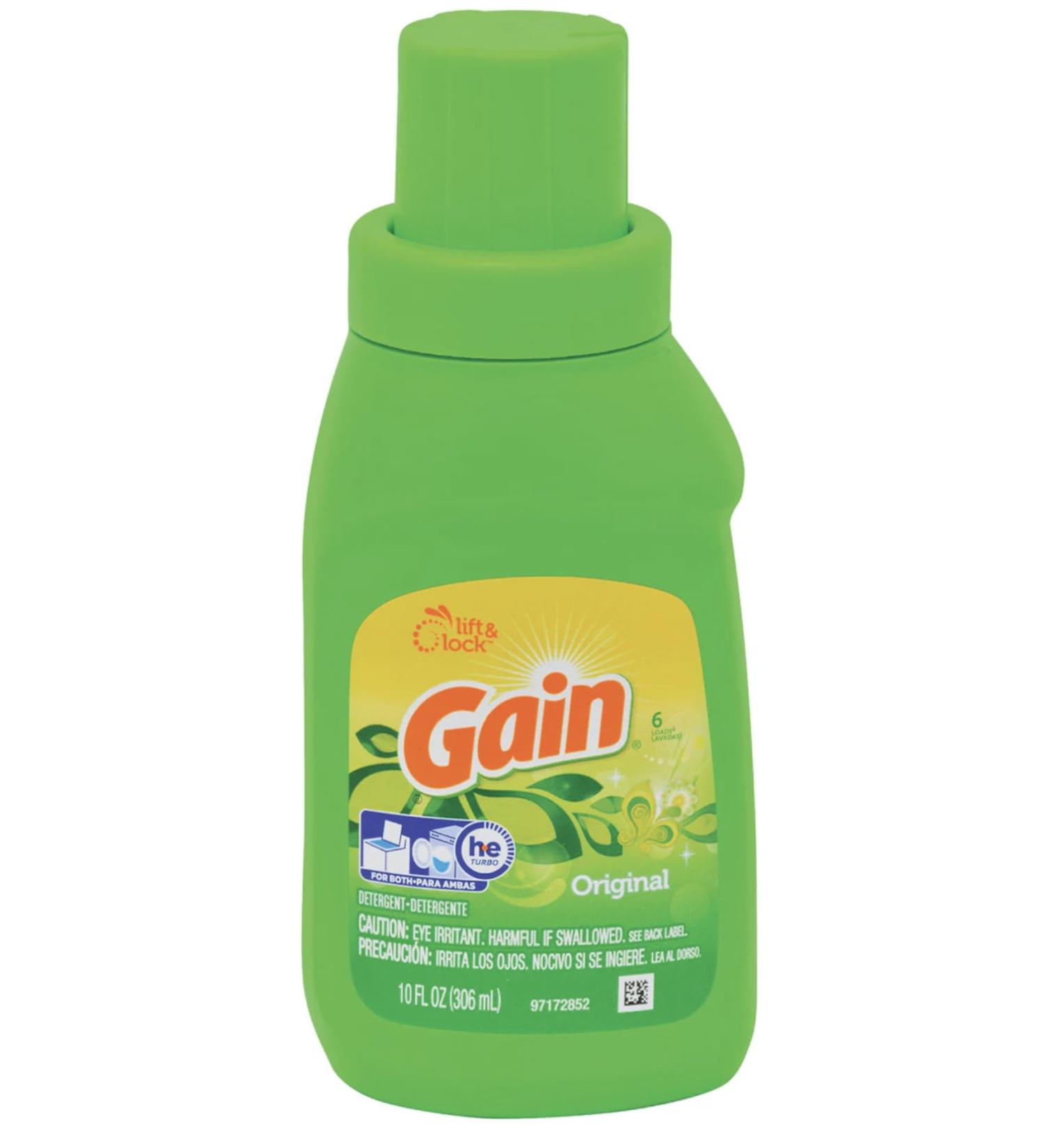 Buy Gain Liquid Detergent - Original Scent 10 Ounce | International Shipping Available - Buy Online on SooperMarket.com