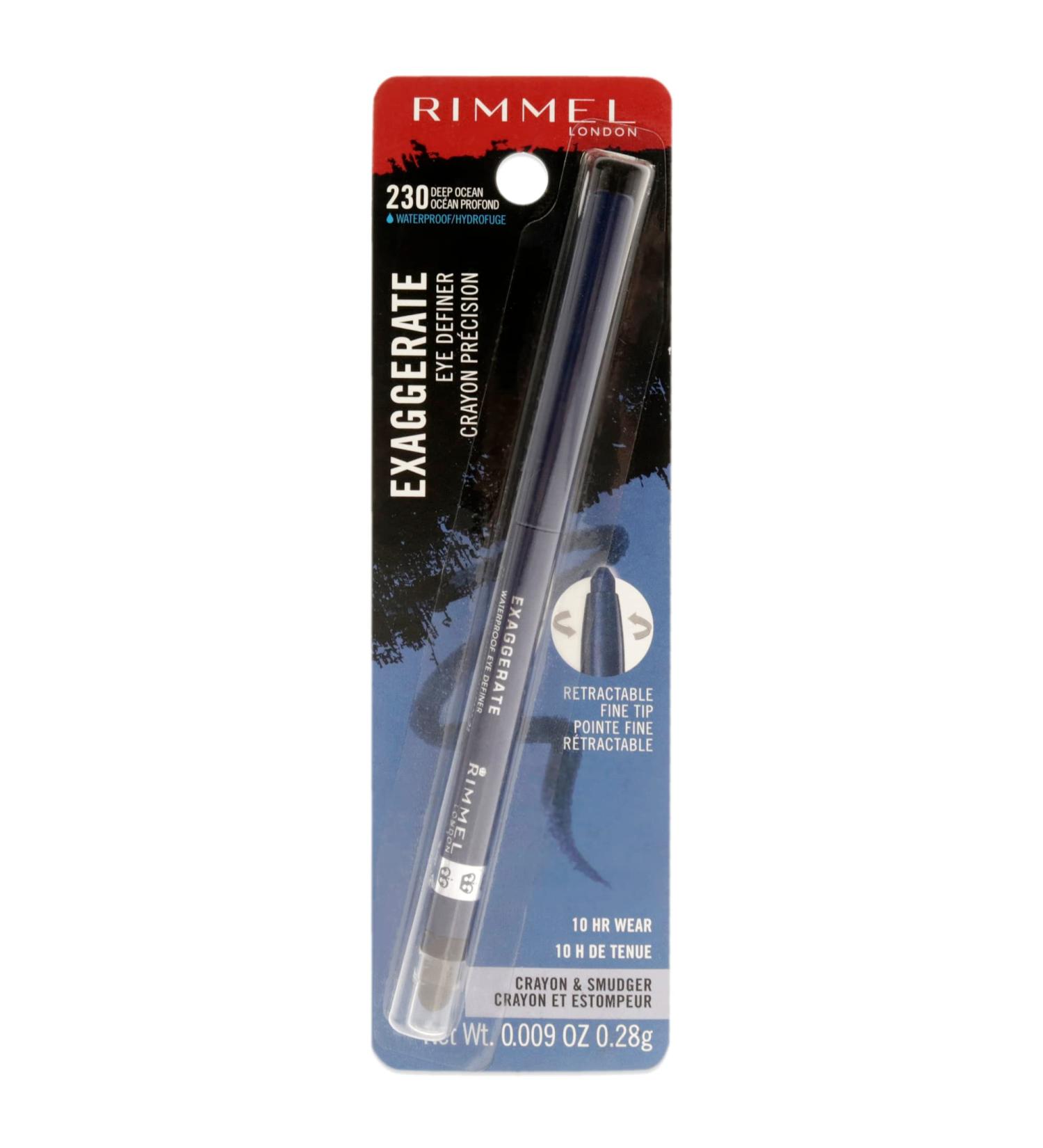 Rimmel Exaggerate Eye Definer Deep Ocean - 1x1x3 Inch (Pack of 1) - Buy Online on SooperMarket.com