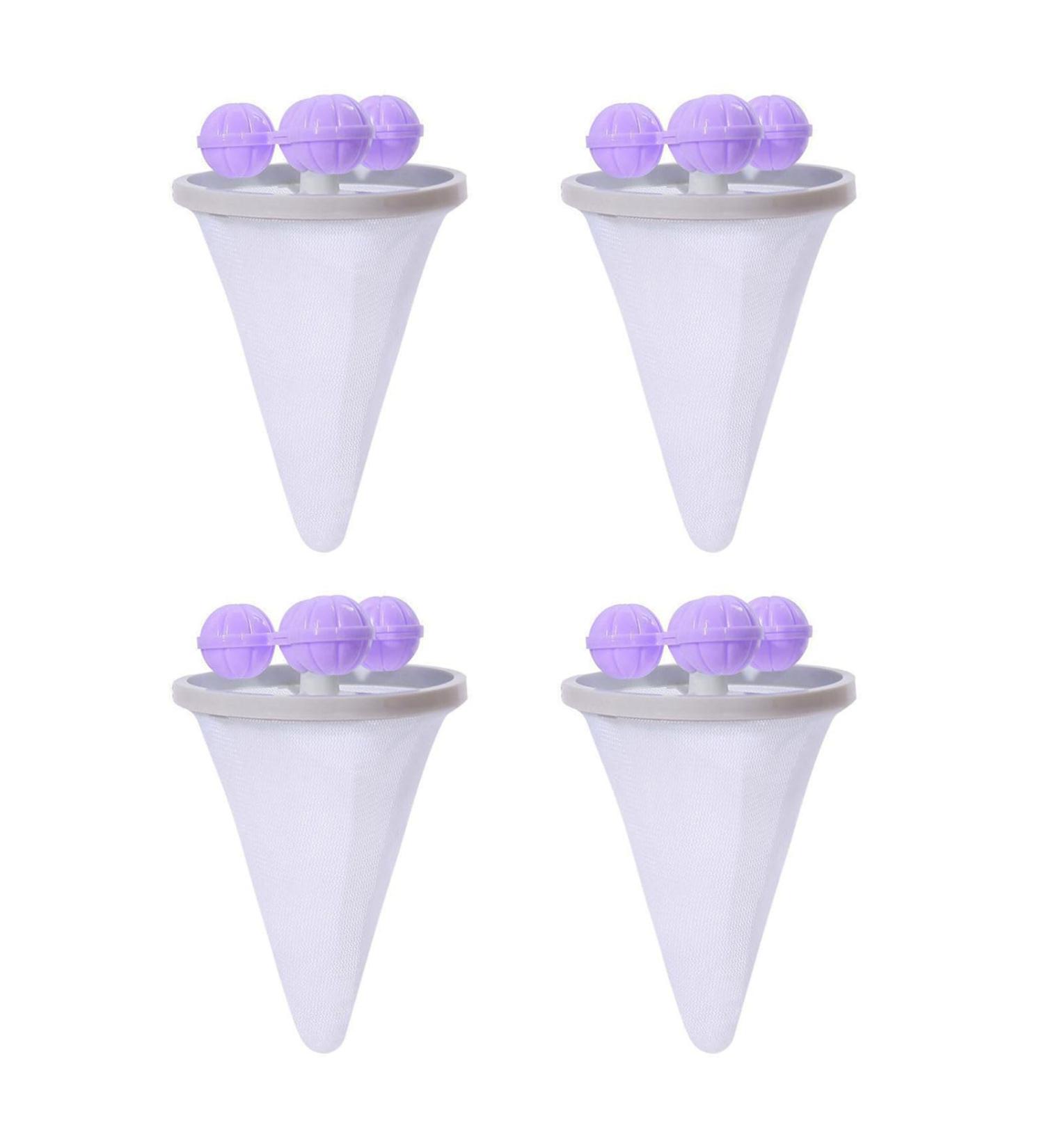 Pack Of 4 Washing Machine Hair Filter Washing Machine Hair Remover Hair Filter Net Bag Hair Remover For Washing Machine Washing Machine Hair Filter Reusable Hair Remover Filter Bag Floating Lint Bag - Buy Online on SooperMarket.com