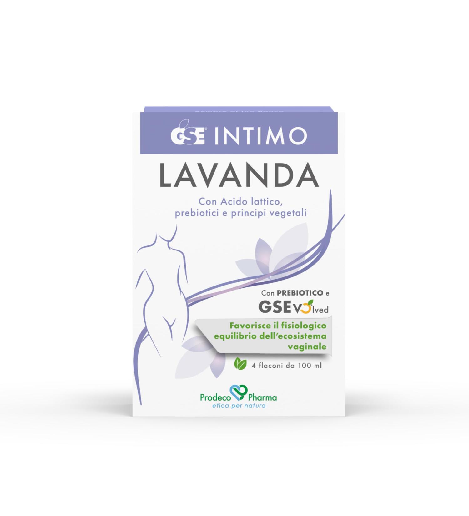GSE Linea Intimo Lavanda Trattamento Detergente Intimo Delicato 4x100 ml - Buy Online on SooperMarket.com