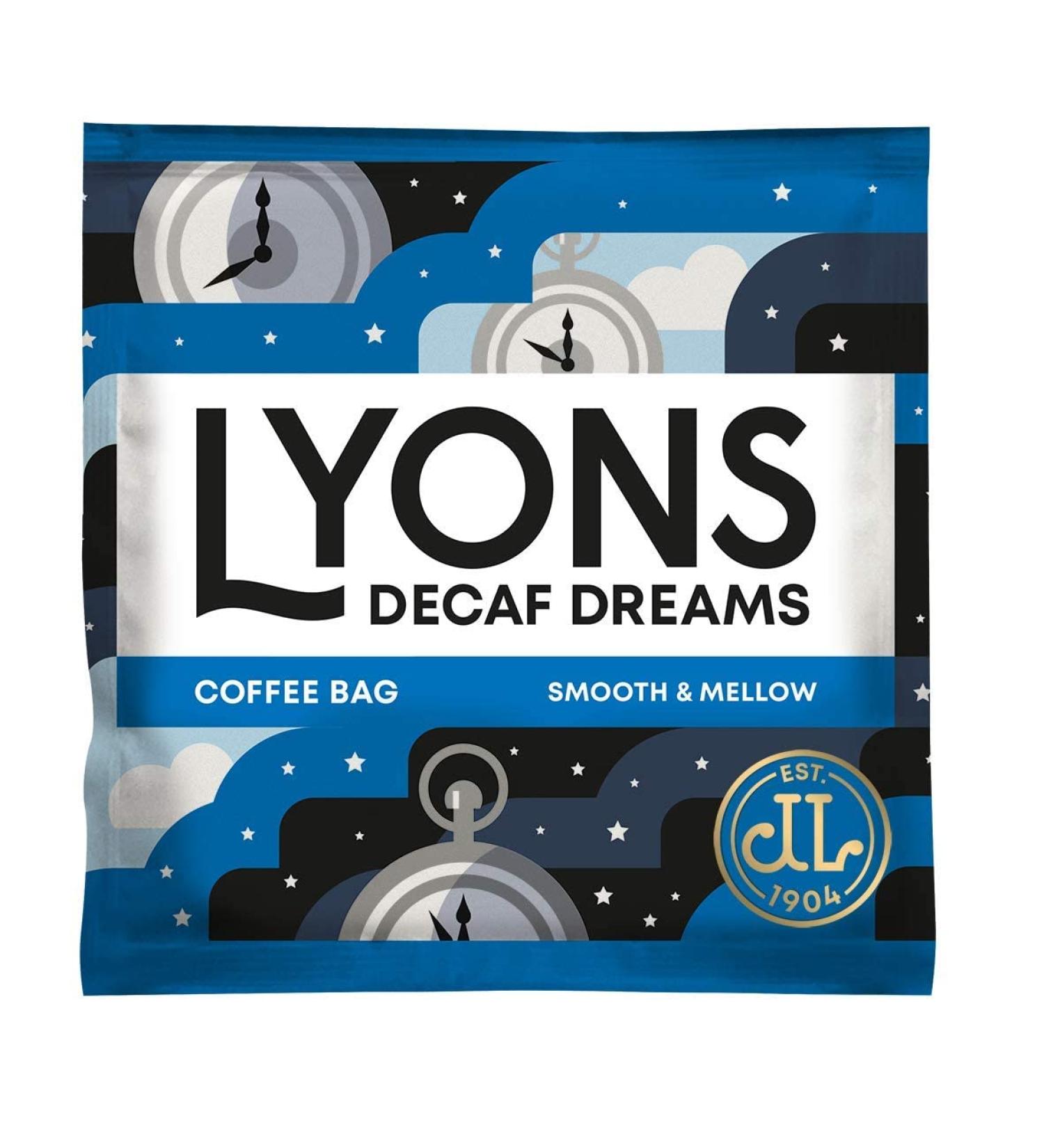 Lyons Decaffeinated Coffee Bags Bulk Buy (150)