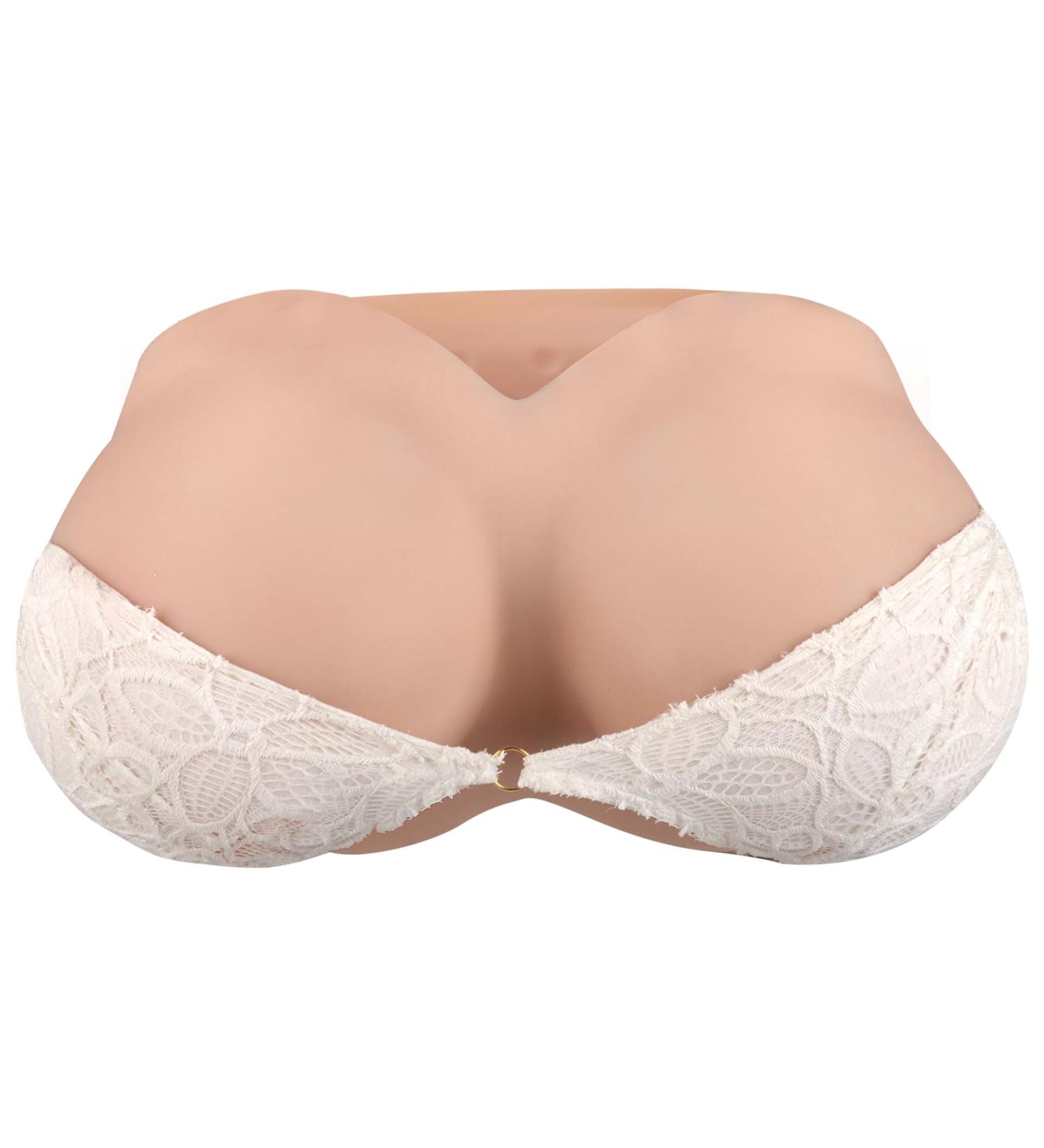 Buy Icever Silicone Breast Prostheses - Realistic Cotton-Filled E Cup Perfect for Crossdressers Cosplay & Transgender Size S-E Cup Beige - Buy Online on SooperMarket.com