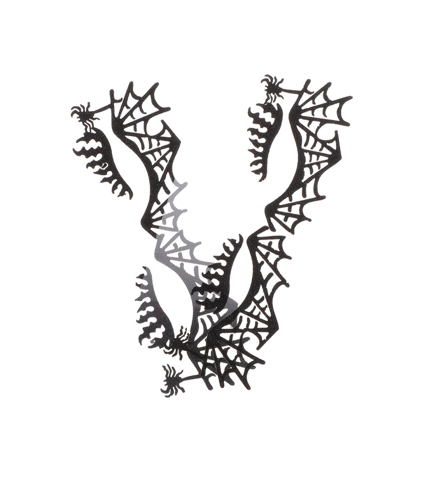 ABOOFAN Halloween Fake Eyelashes 2 Pairs eye shadow stickers false eyelashes Paper halloween eyelashes cross false eyelashes for Fluffy Eyeslash - Buy Online on SooperMarket.com