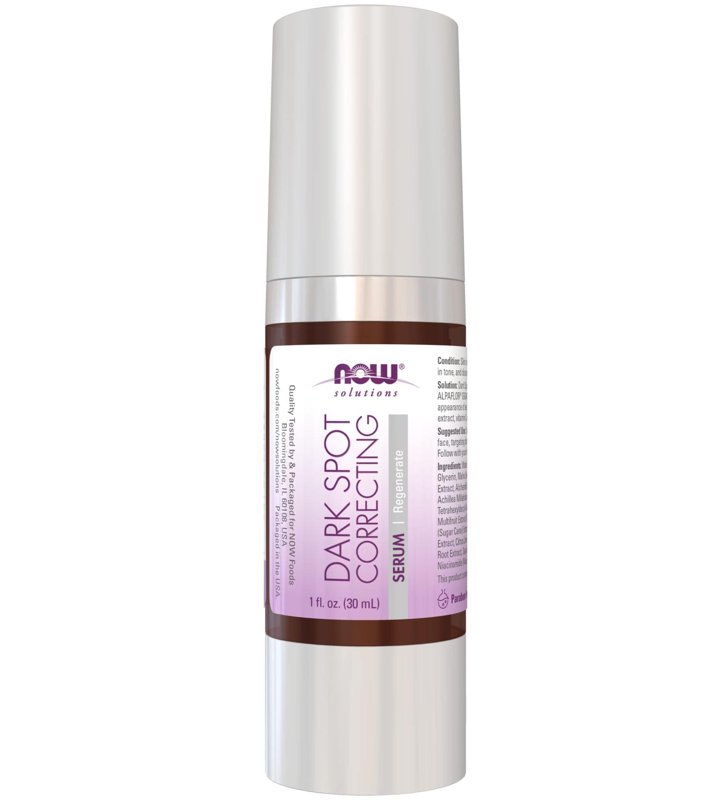 Now Foods Dark Spot Serum 1 fl oz - Brightening Solution for Even Skin Tone - Buy Online on SooperMarket.com
