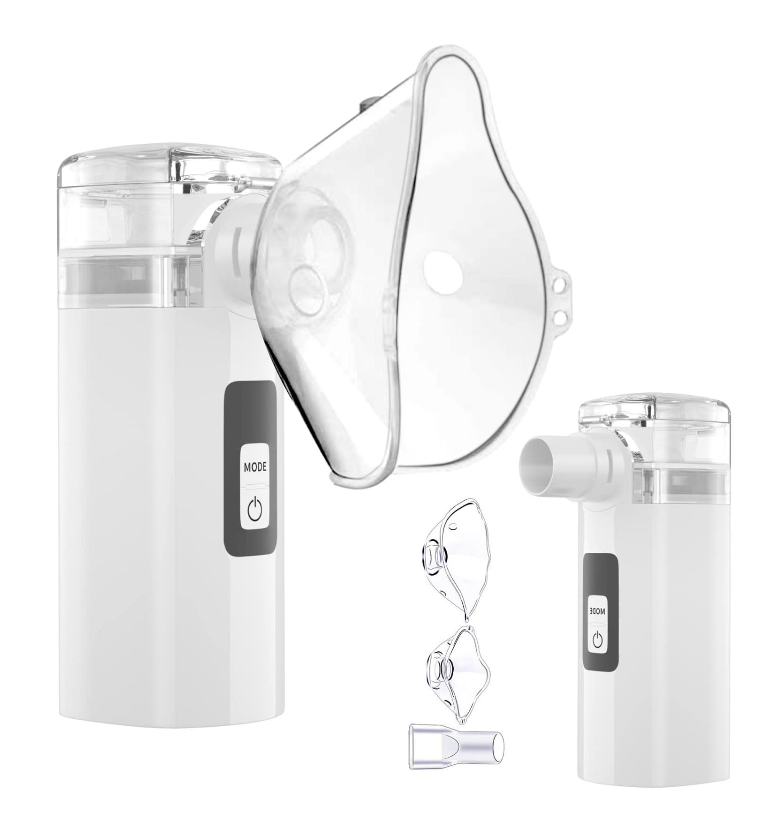 PIFUNY Handheld Inhaler Nebulizer - Portable Asthma Machine for Kids with 2 Masks & Mouthpiece - Rechargeable for Travel & Home Use - Buy Online on SooperMarket.com