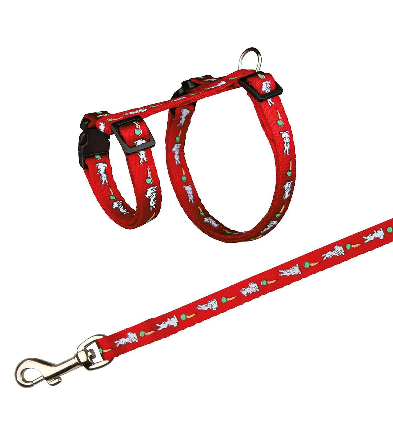 Trixie 6263 Rabbit Harness & Leash Nyon 25-44 cm 1.25 m - Assorted Colors | International Shipping Available - Buy Online on SooperMarket.com