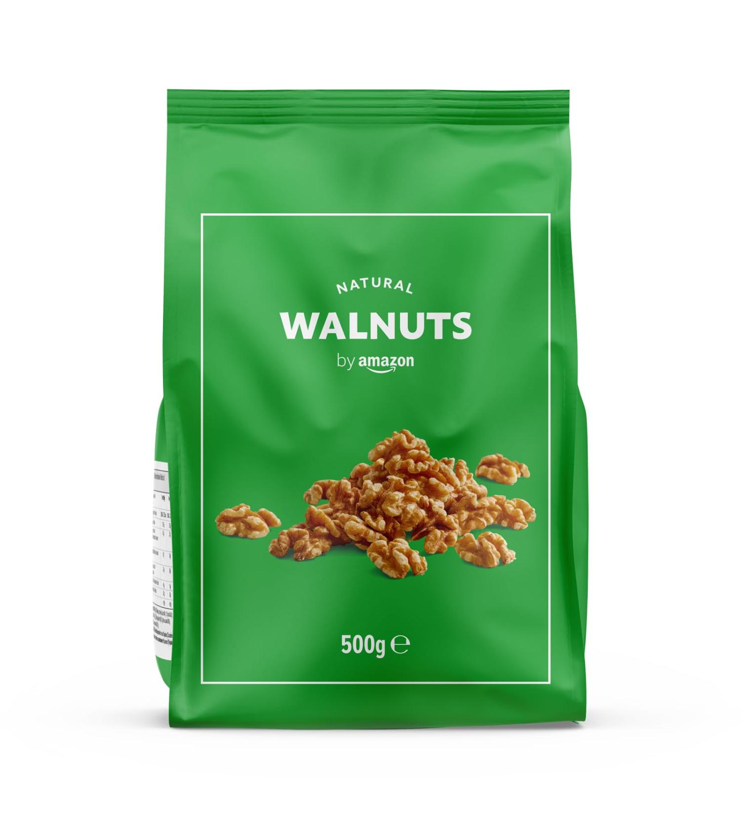 Amazon Walnuts 500g - Premium Pieces and Halves, 1 Pack - Buy Online on SooperMarket.com